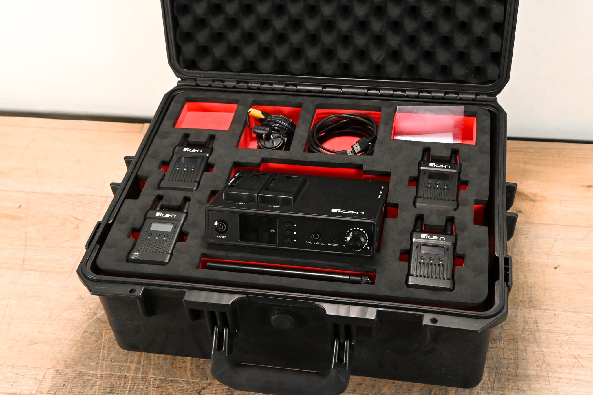 Ikan LIVECOM1000 Wireless Com System w/ Base Station, Packs & Headsets