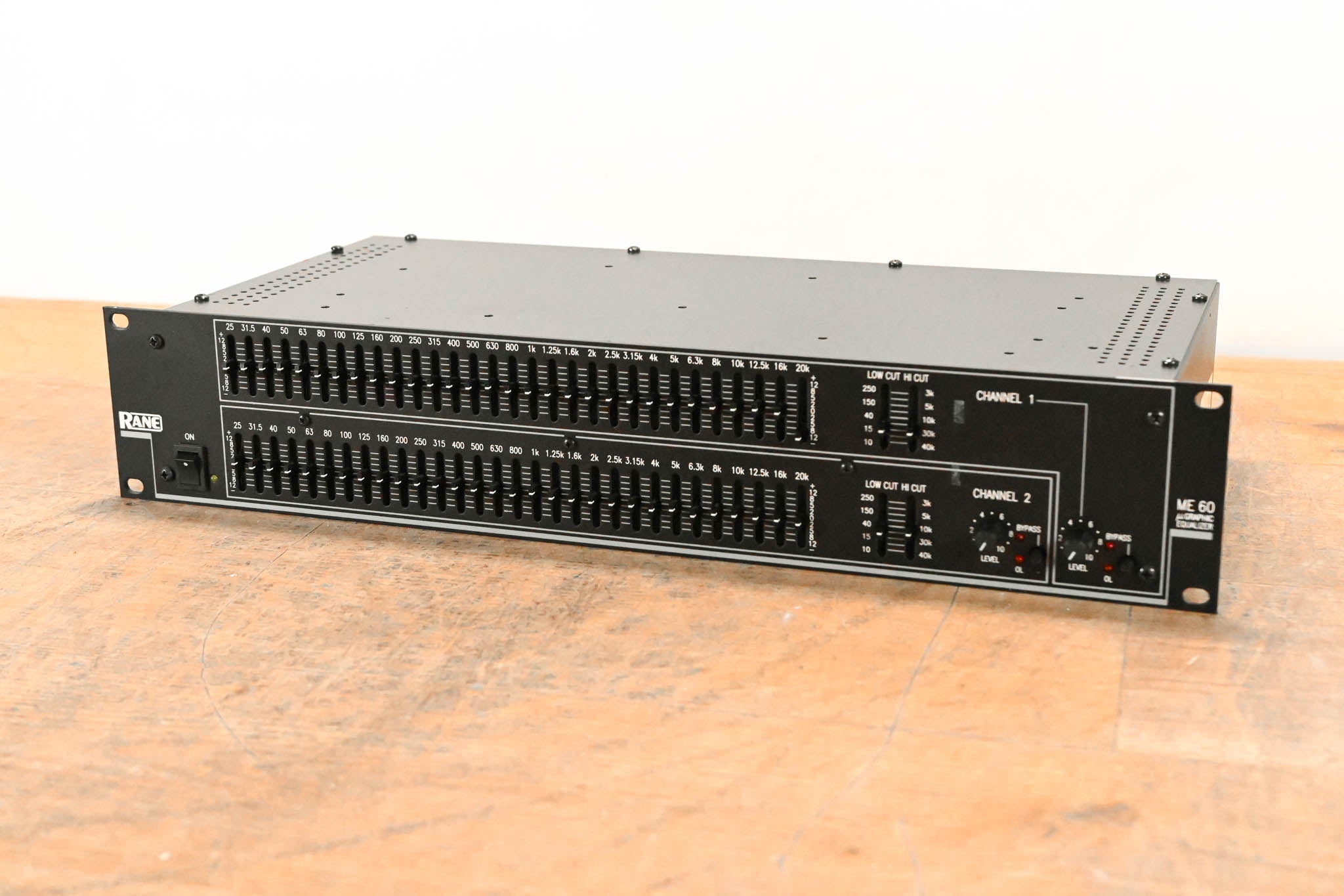 Rane ME 60 Two-Channel 31-Band Graphic Equalizer
