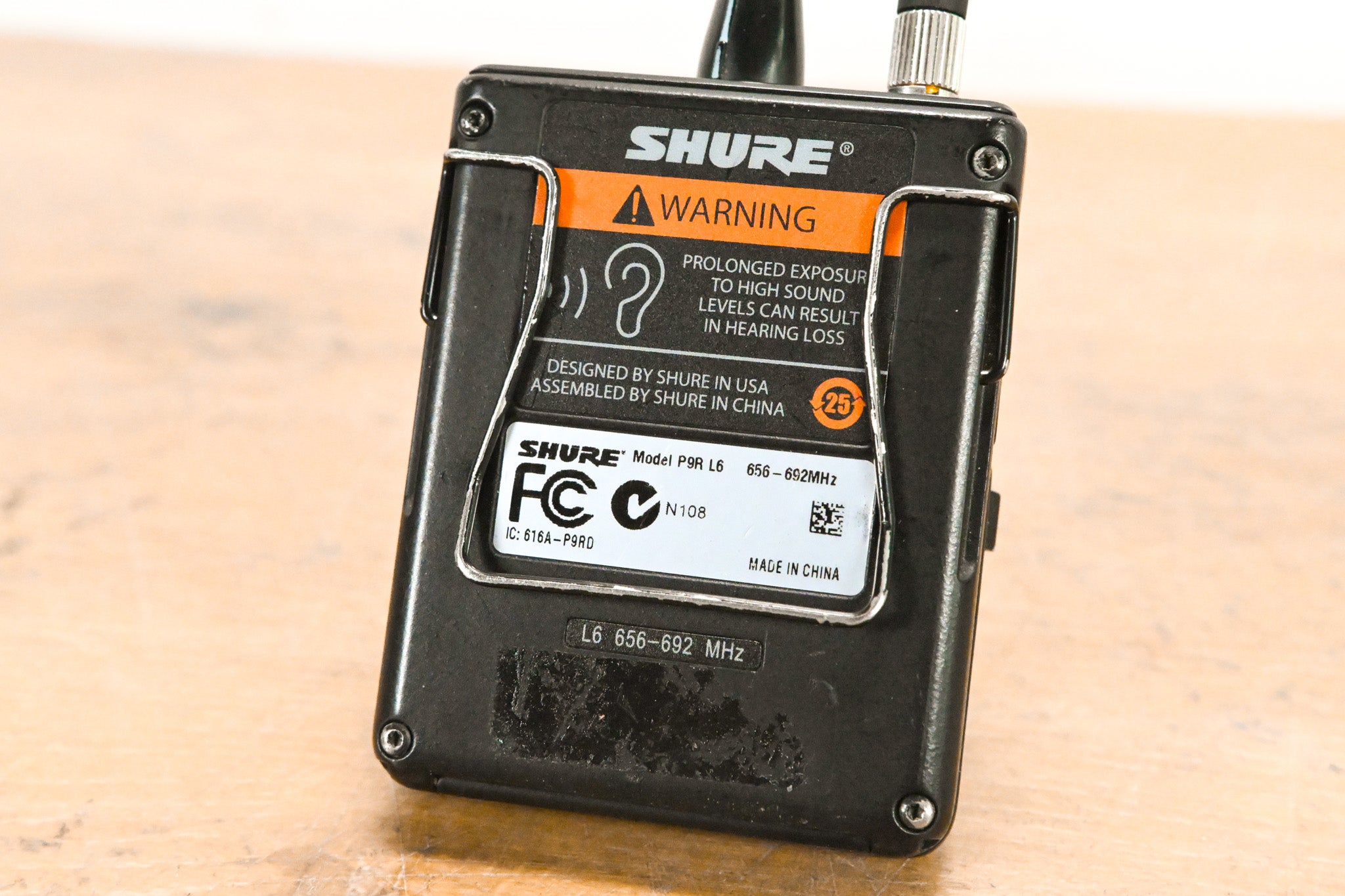 Shure PSM 900 Wireless IEM System L6 Band: 656-692 MHz (NO POWER SUPPLY)