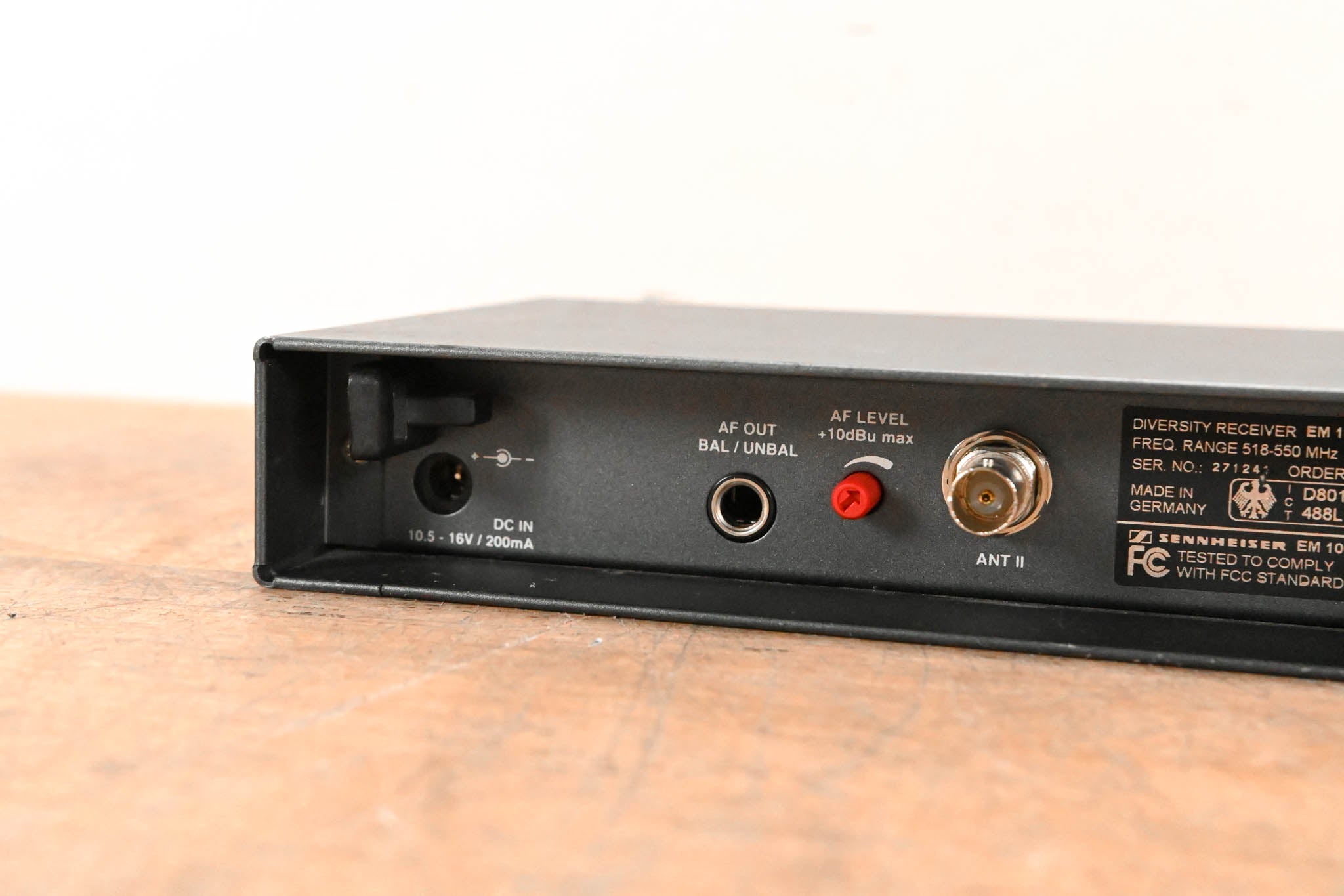 Sennheiser EM 100 Wireless Receiver - 518-550 MHz (NO POWER SUPPLY)