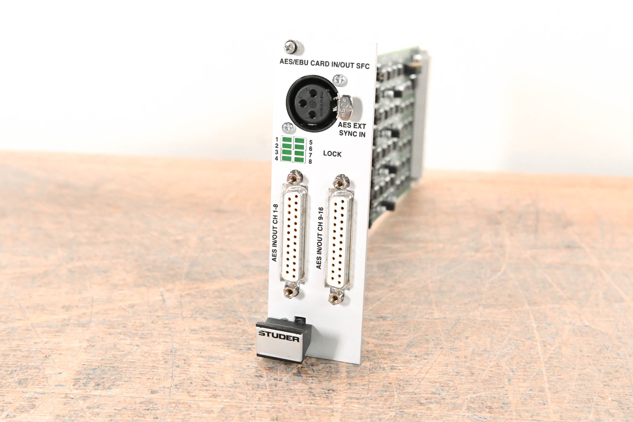 Studer 16-ch in/16-ch out AES/EBU Card for D21m Modular I/O System