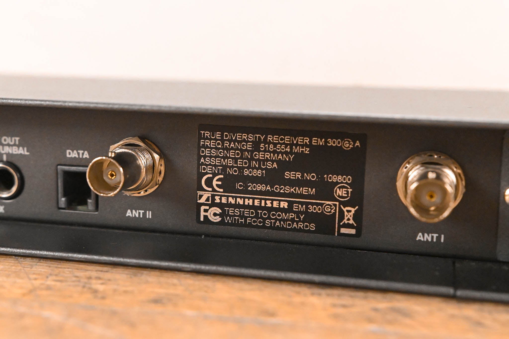 Sennheiser EM 300 G2 Wireless Receiver - 518-554 MHz (NO POWER SUPPLY)