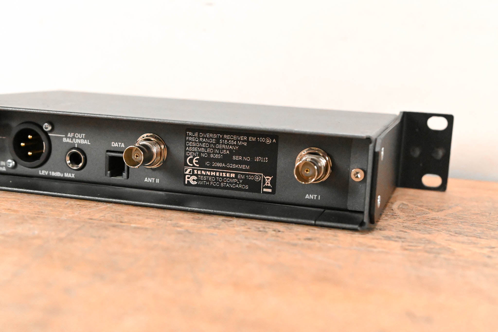 Sennheiser EM 100 G2 Wireless Receiver - 518-554 MHz (NO POWER SUPPLY)