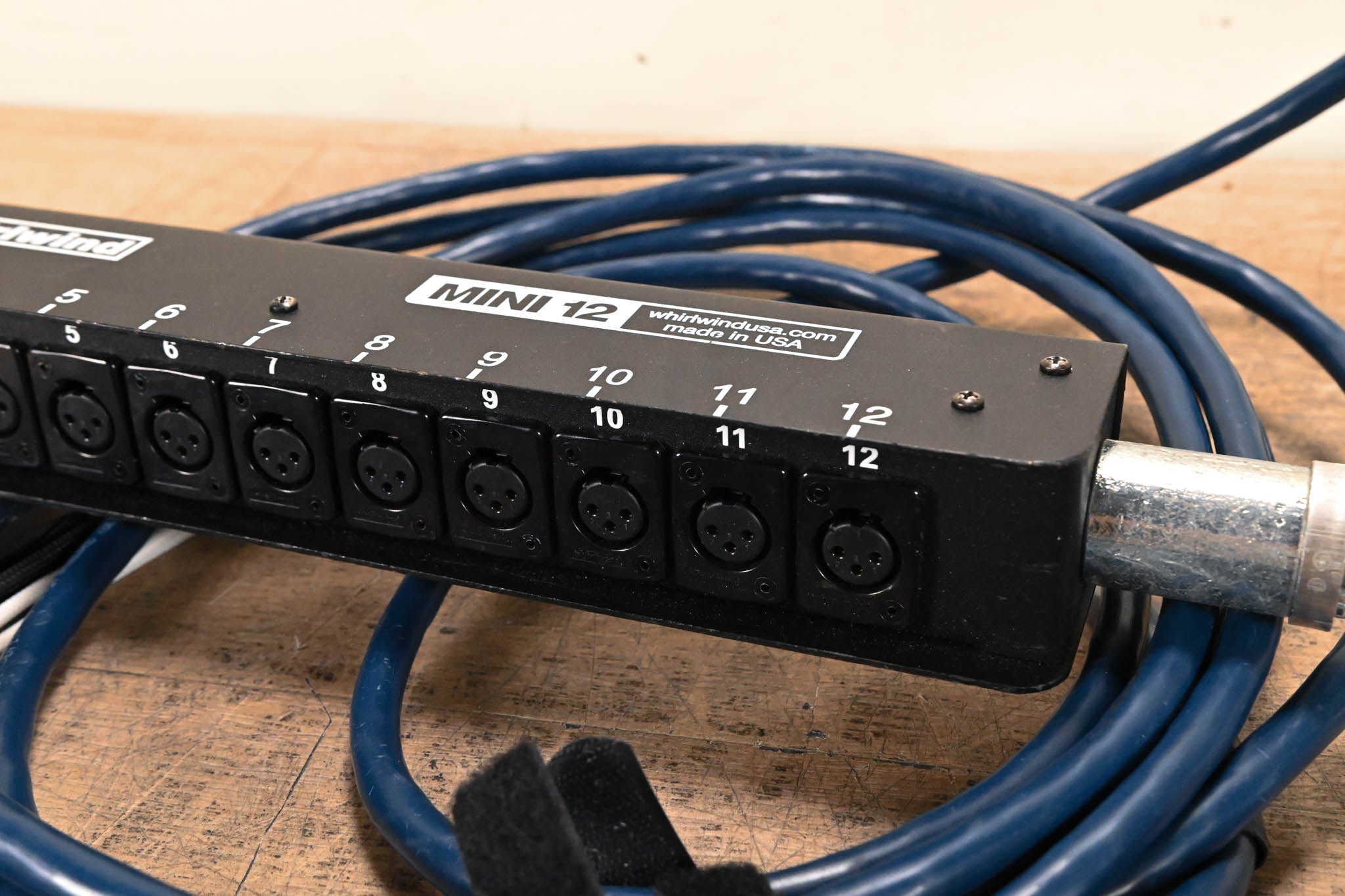 Whirlwind Medusa Mini 12 12-Channel Low-Profile XLR Drop Snake - 25 ft