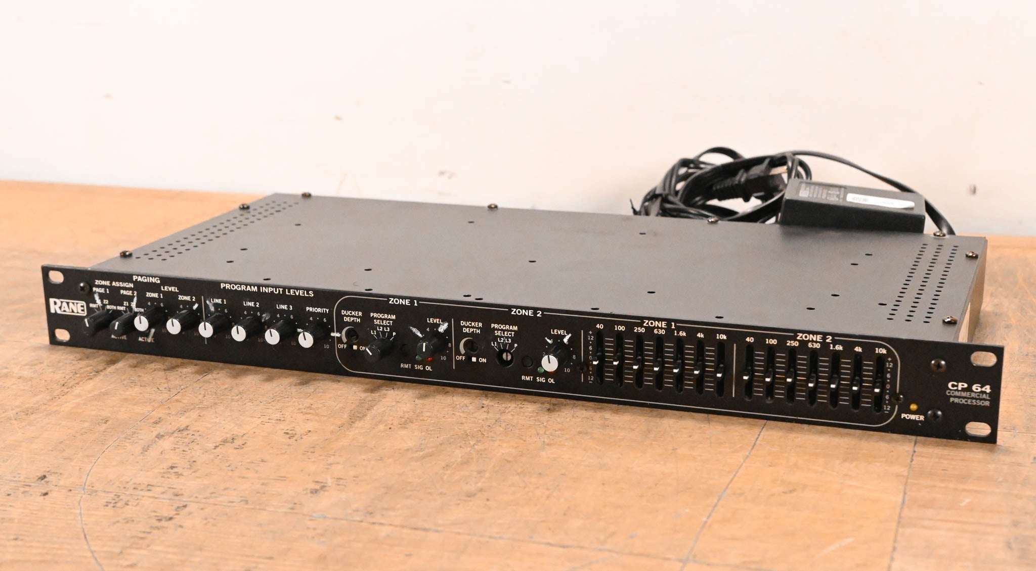 Rane CP64 Dual Zone Audio Distribution and Paging Preamp