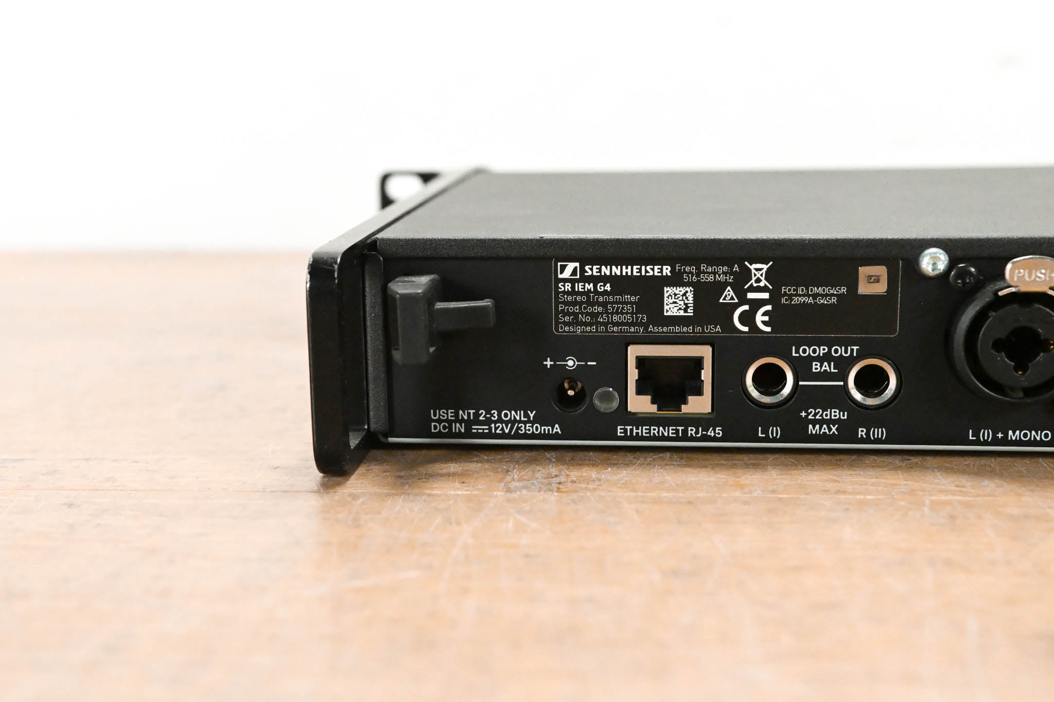 Sennheiser ew IEM G4 Wireless IEM System - 516-558 MHz (NO POWER SUPPLY)
