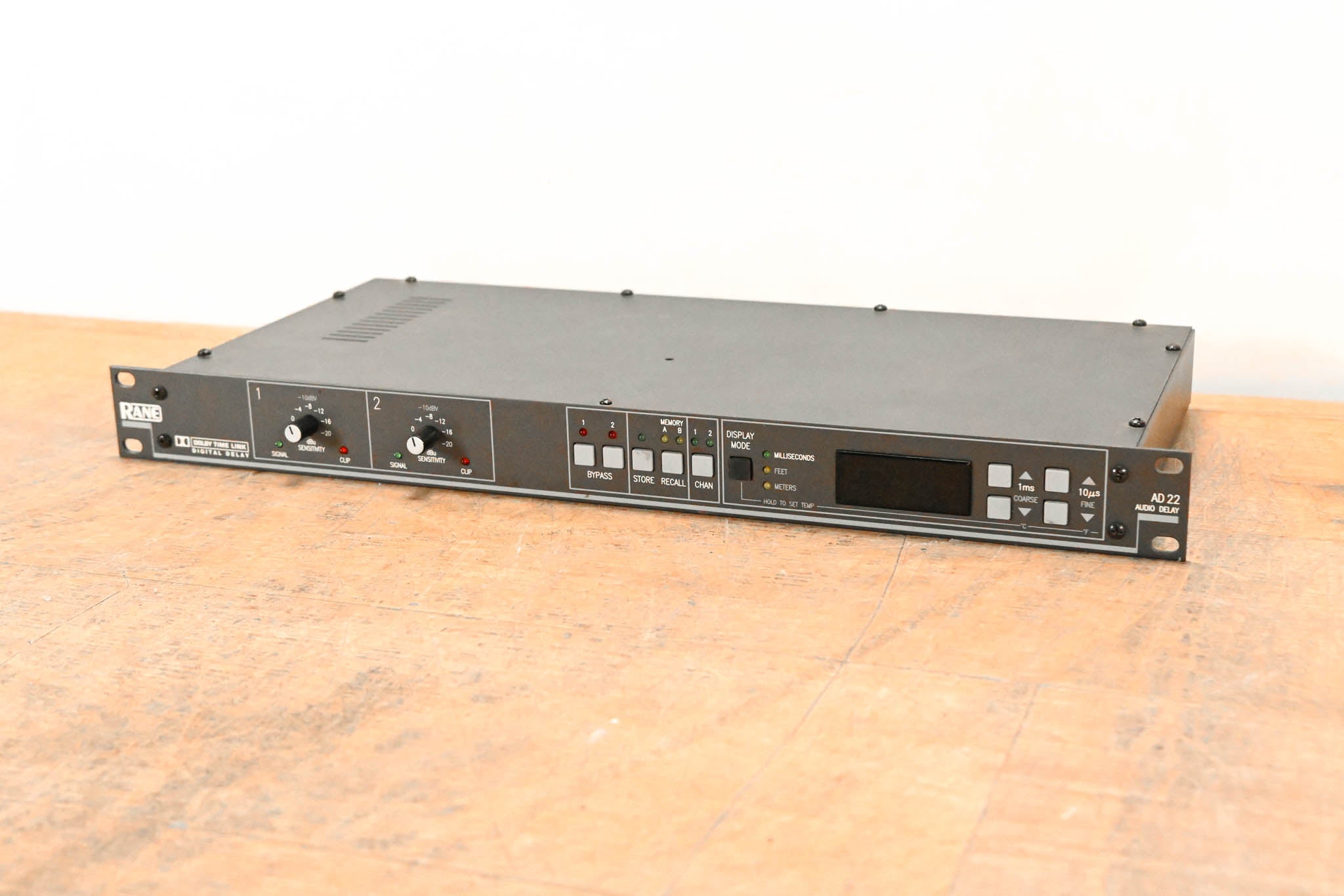 Rane AD 22 2-Channel Audio Delay Unit (NO POWER SUPPLY)