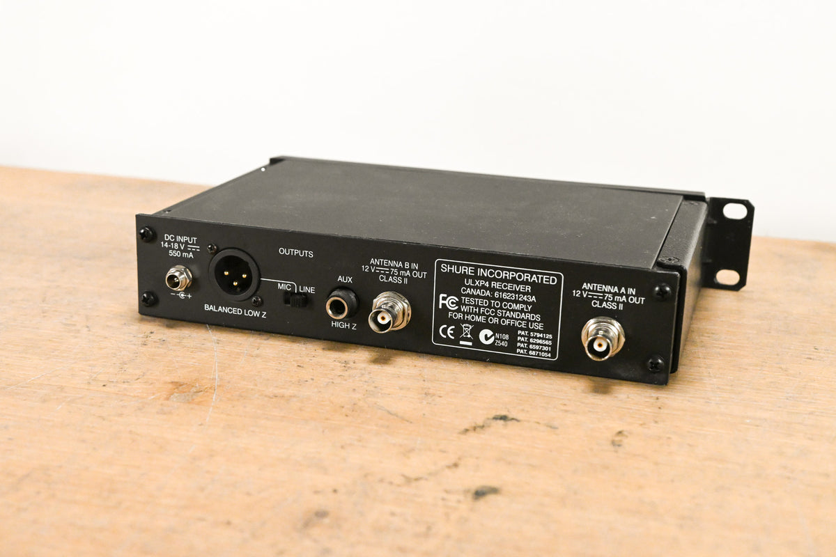 Shure ULXP14 Bodypack Wireless System J1 Band 554-590MHz NO POWER SUPPLY