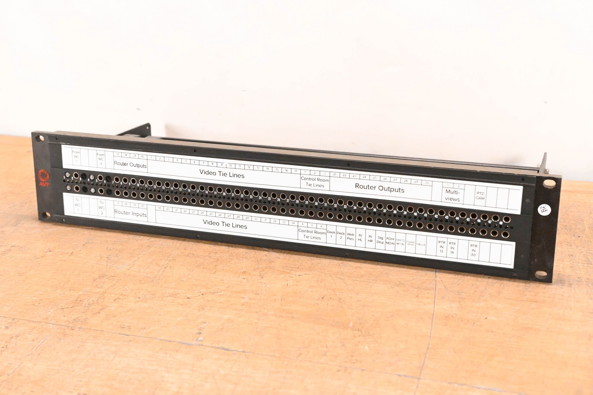 AVP SuperHD Micro 3G Video Patchbay 2RU w/ KMN75 & KM75 Modules