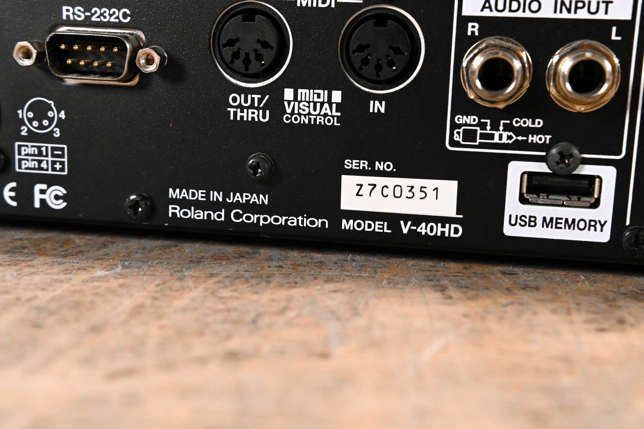 Roland V-40HD Multi-Format Video Switcher (NO POWER SUPPLY)