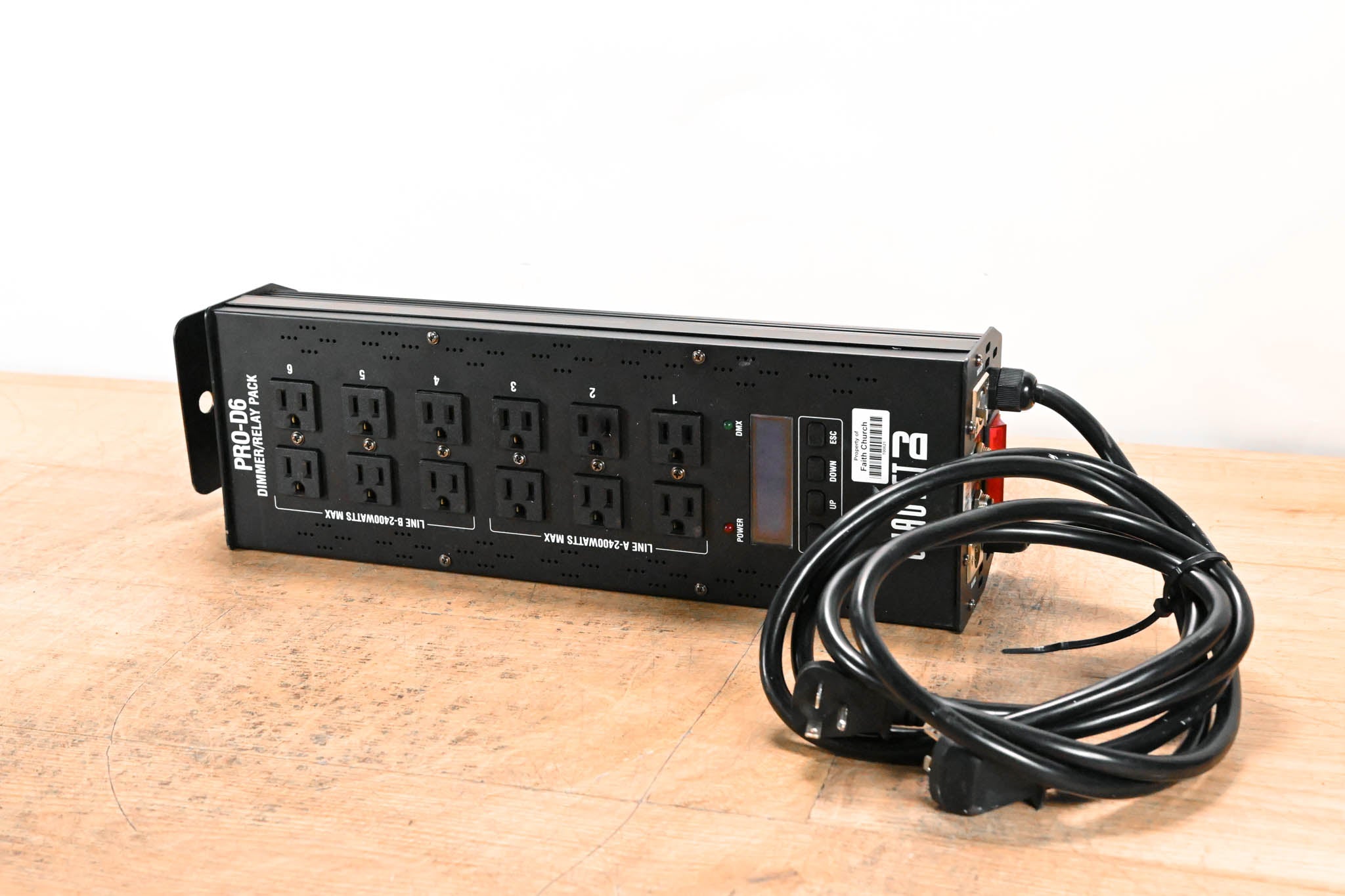 Chauvet DJ Pro-D6 6-Channel DMX-512 Dimmer/Switch Pack