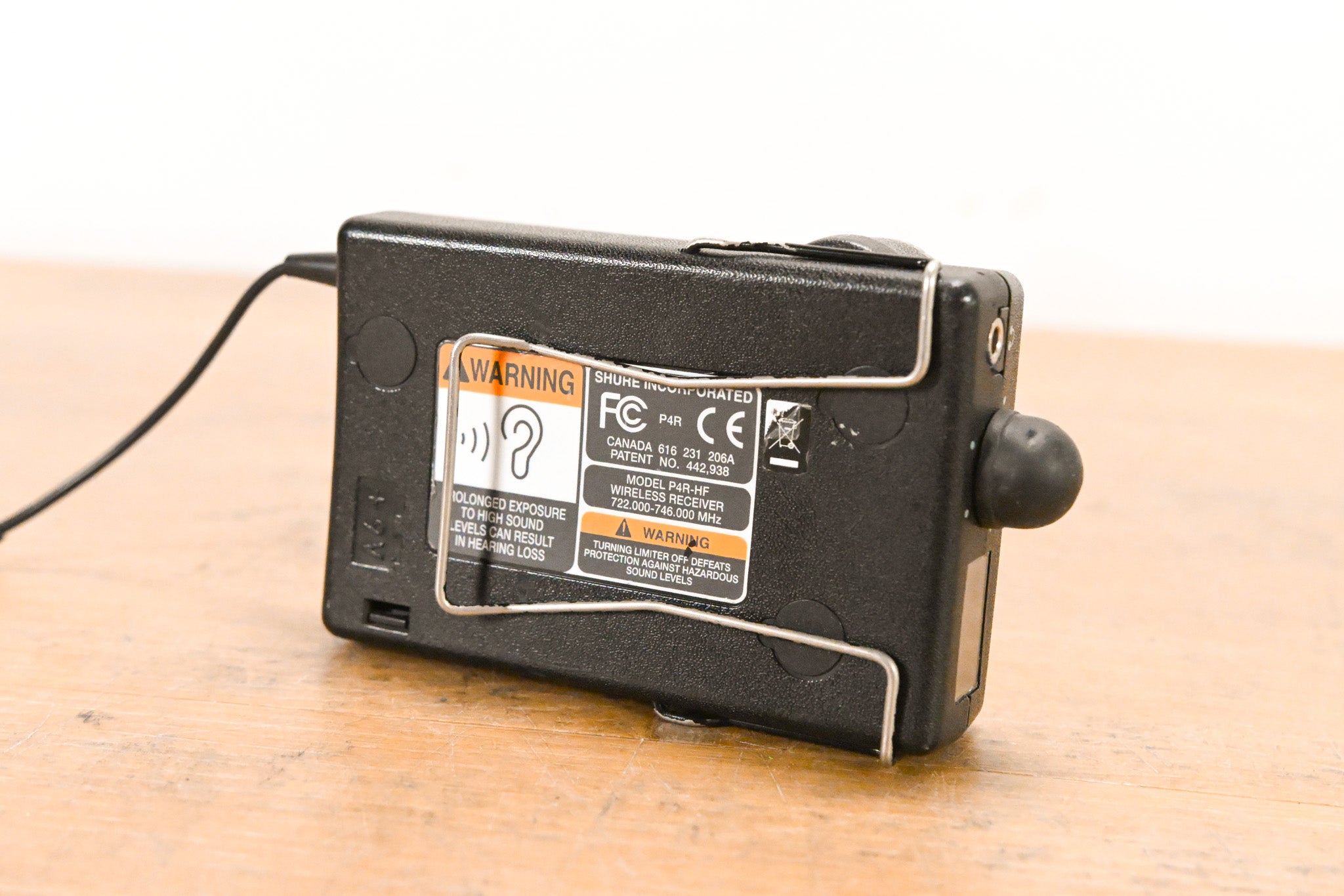 Shure P4R-HF Receiver for PSM 400 Personal Monitor System - 722-746 MHz