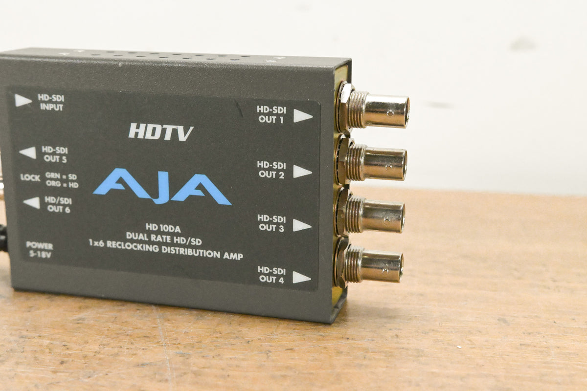 AJA HD10DA 1x6 Distribution Amplifier (NO POWER SUPPLY)