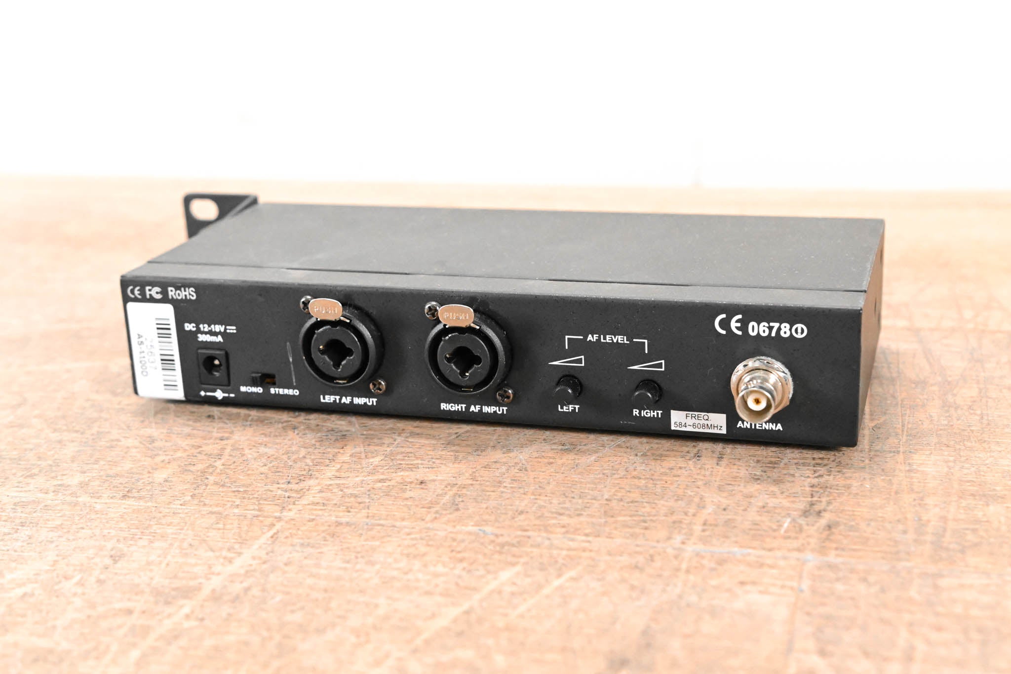 Galaxy Audio AS-1100 Wireless IEM System - 584-608 MHz (NO POWER SUPPLY)