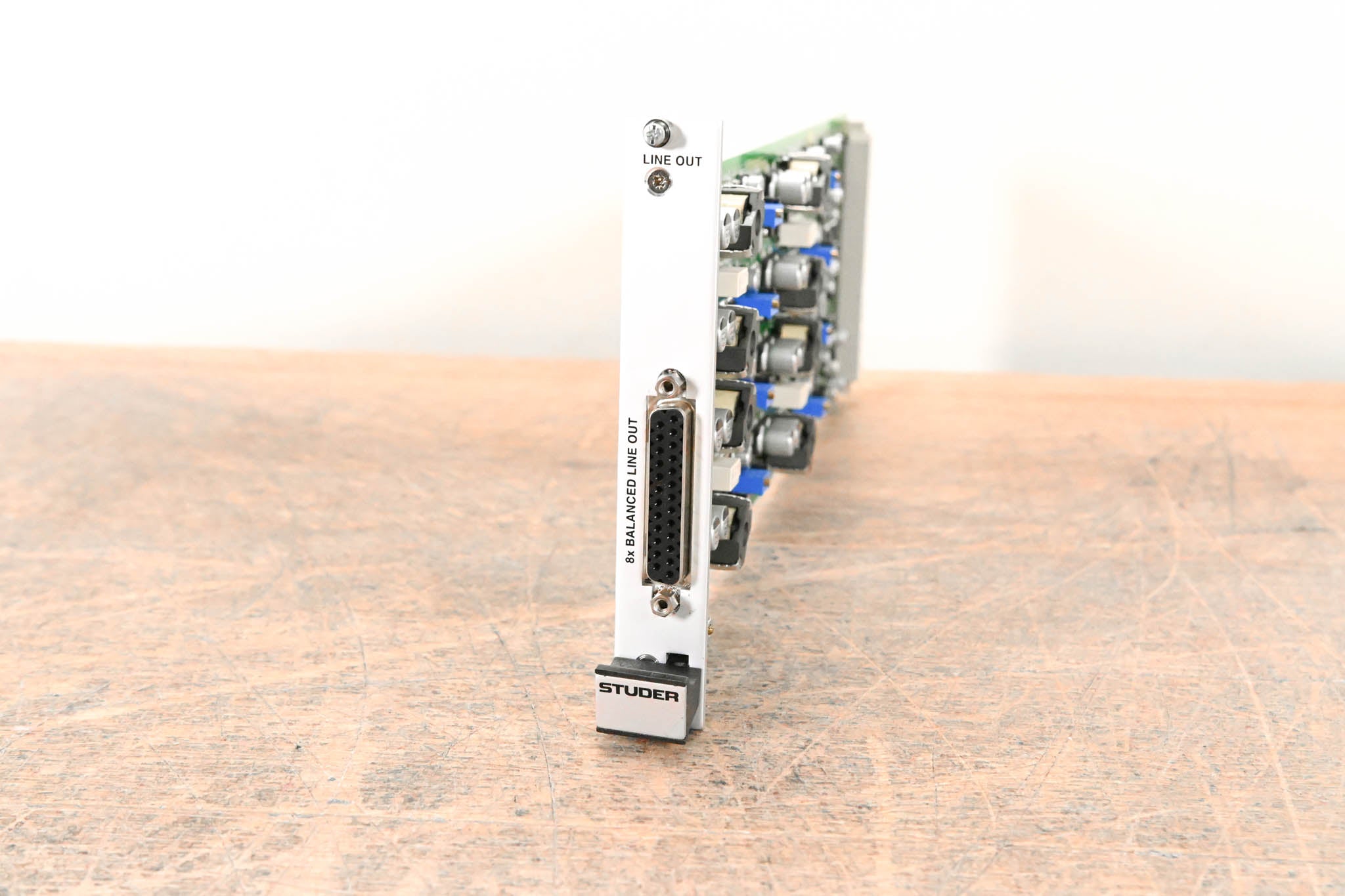 Studer 8-Channel Analog Line Out Card for D21m & D23m Modular I/O System
