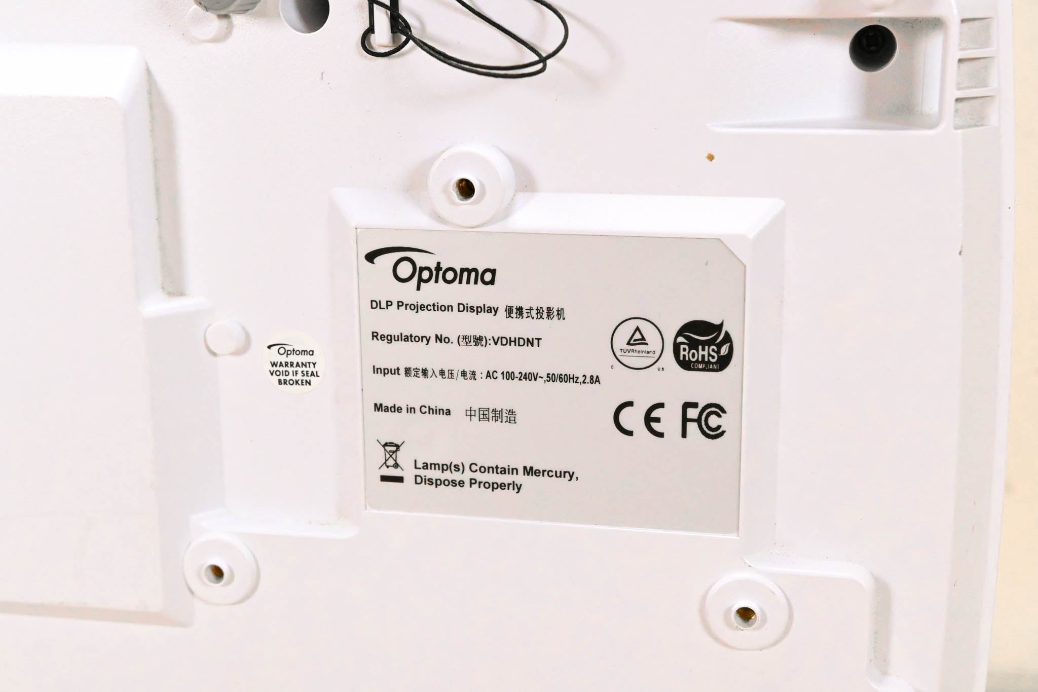 Optoma X365 XGA 3600-Lumen 3D DLP Projector