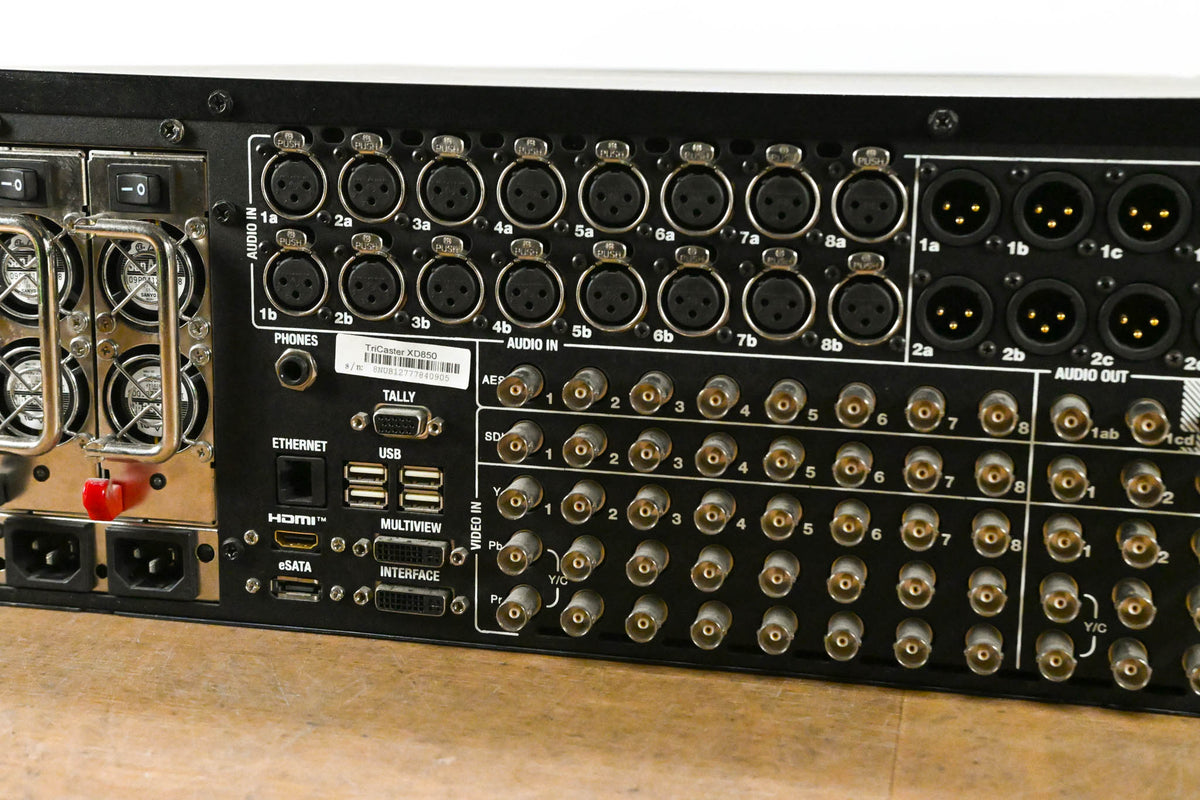 NewTek (Vizrt) TCXD855 Live Video Production System (Upgraded 850)