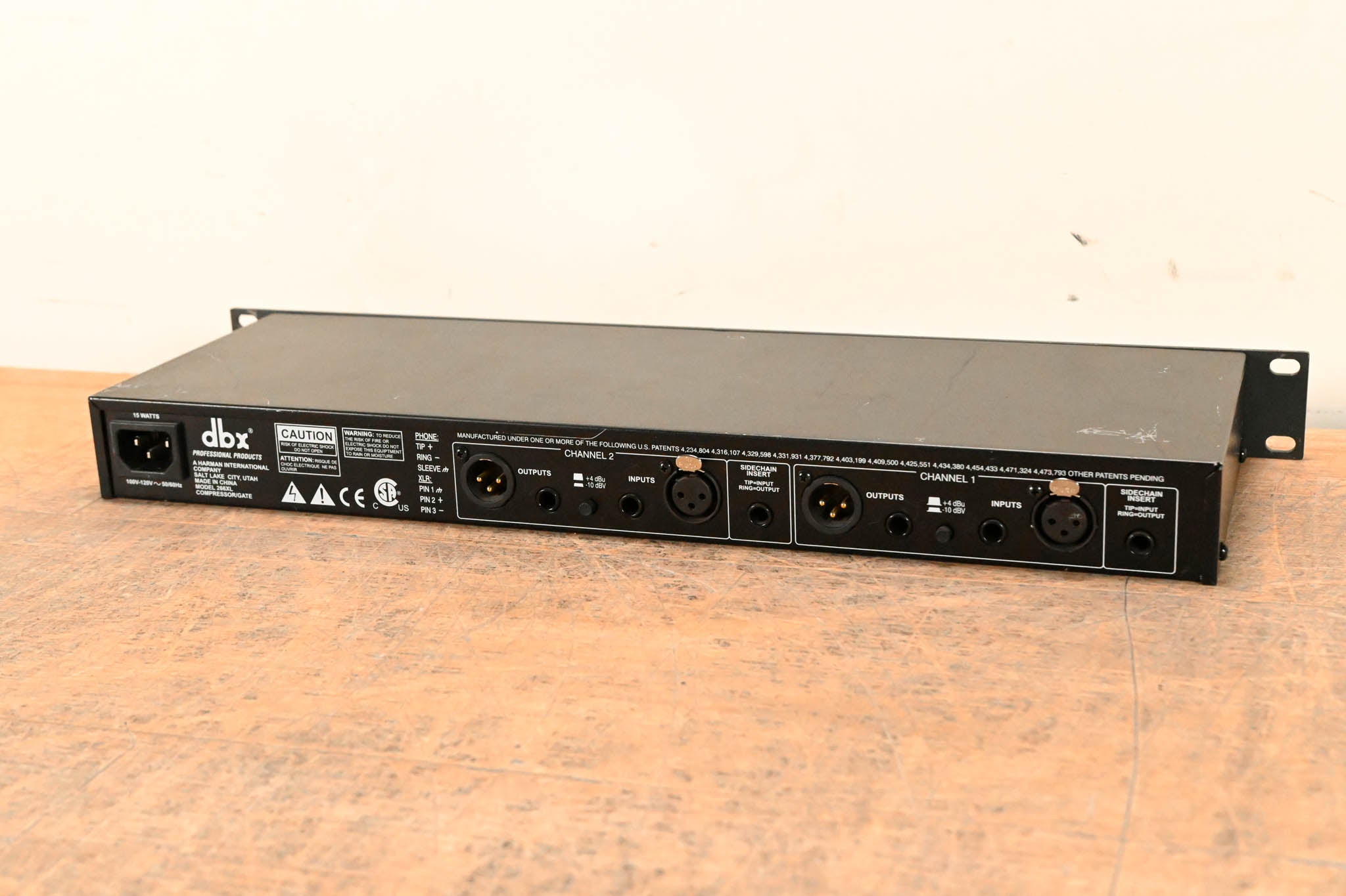 dbx 266XL 2-Channel Compressor/Gate
