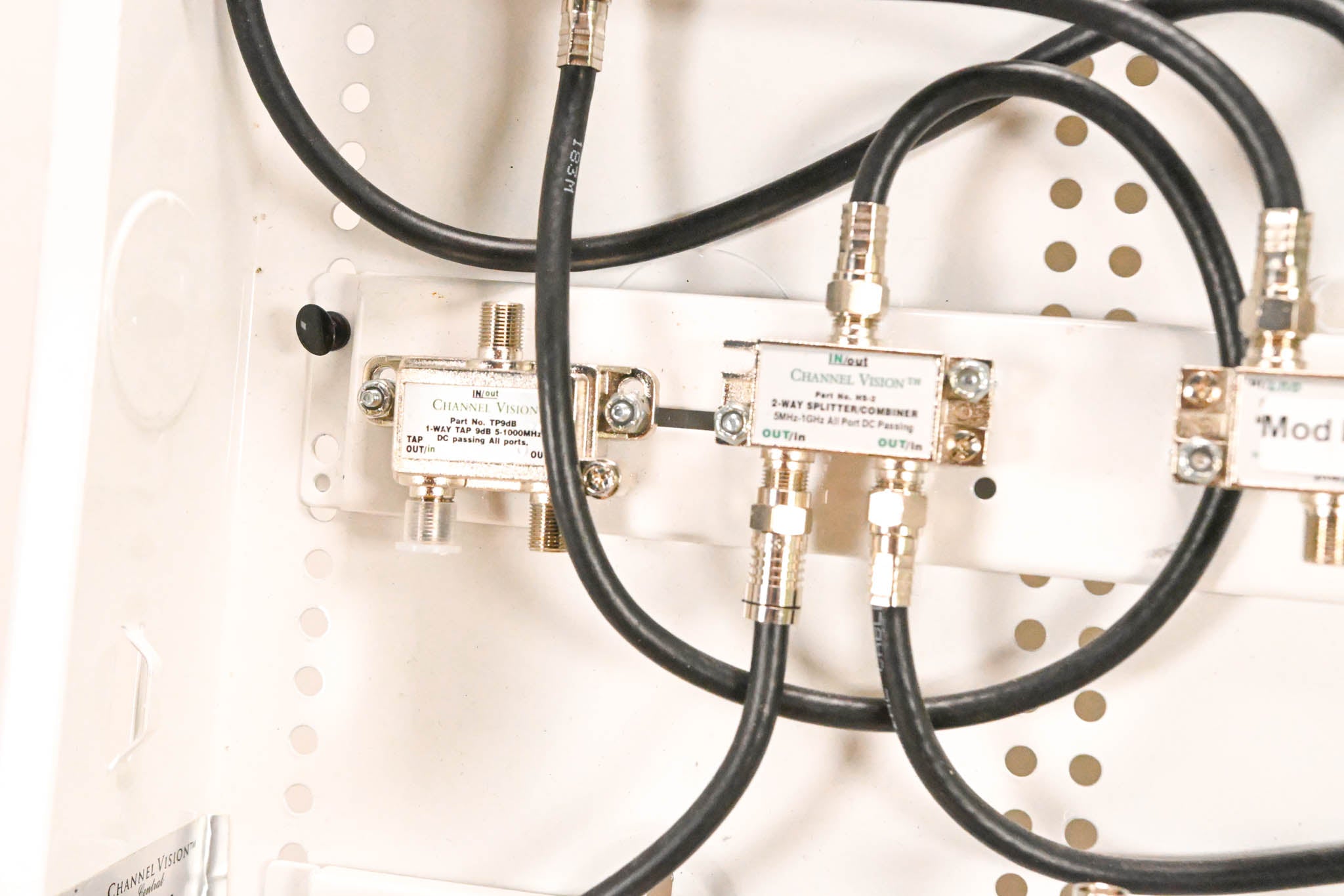Channel Vision DP-3/12-II Amplified RF Coax Distribution Panel