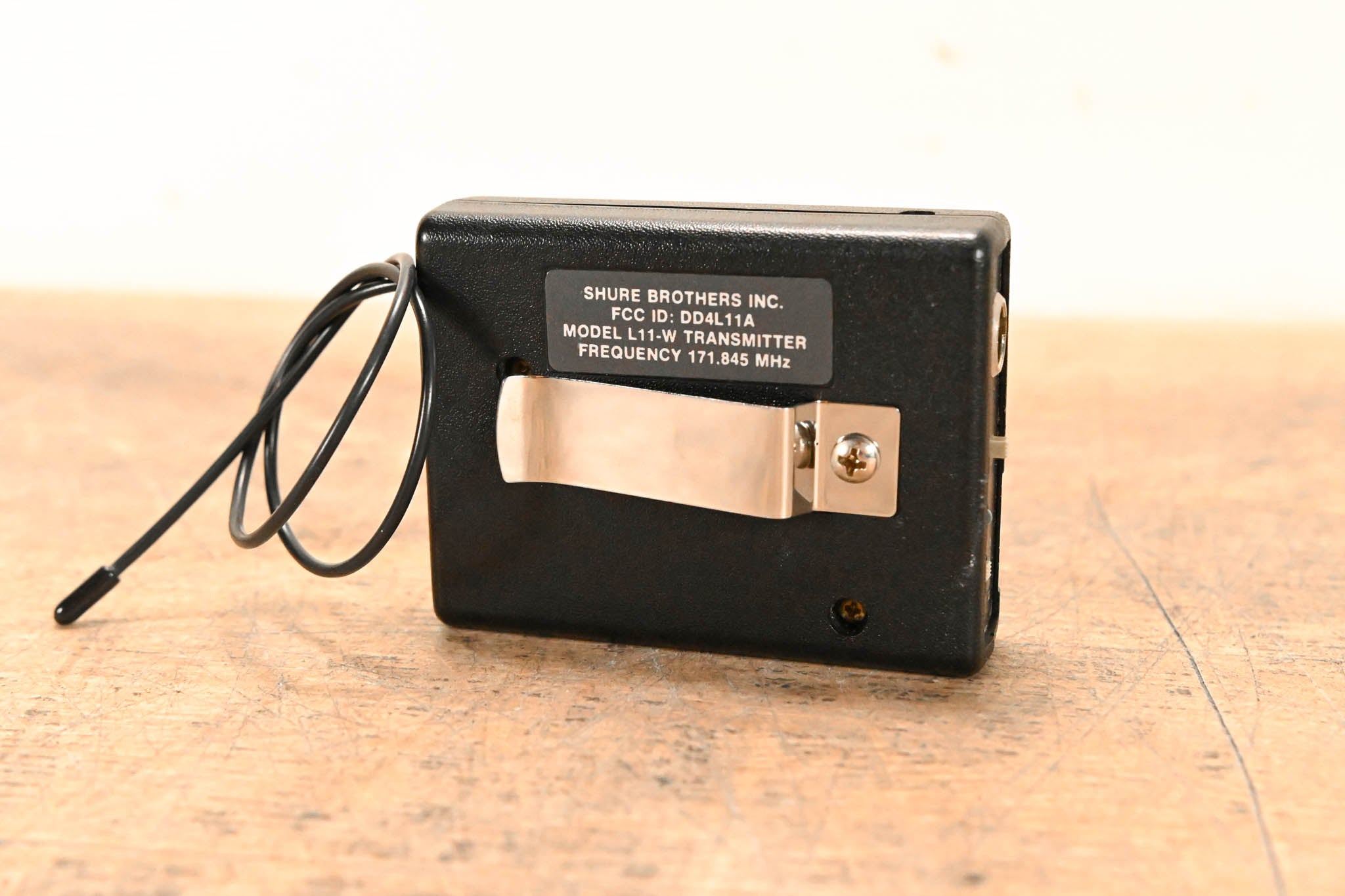 Shure L11-W Wireless Bodypack Transmitter - W Band: 171.845 MHz