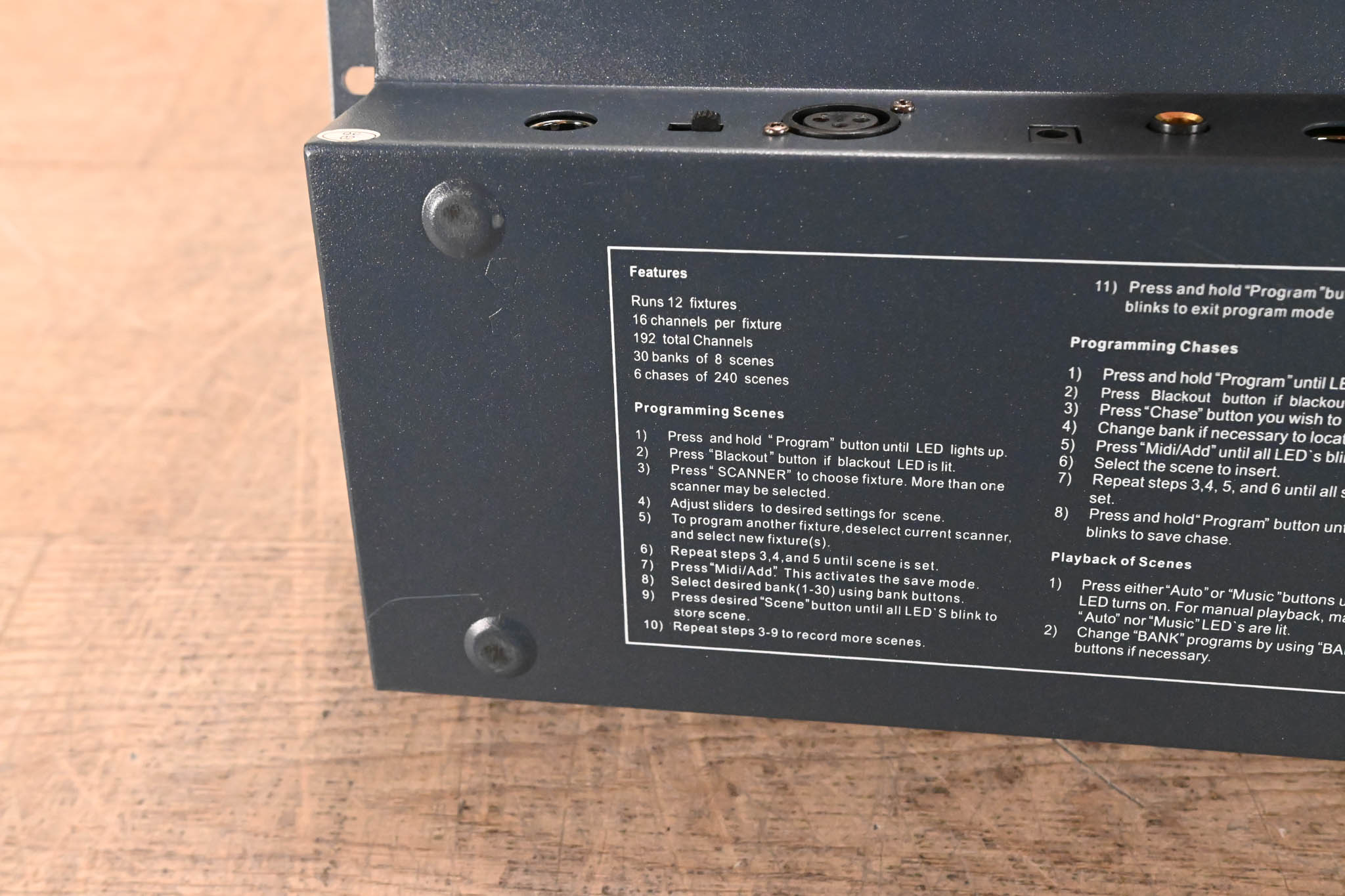 Chauvet Obey 70 384-Channel DMX Lighting Controller (NO POWER SUPPLY)