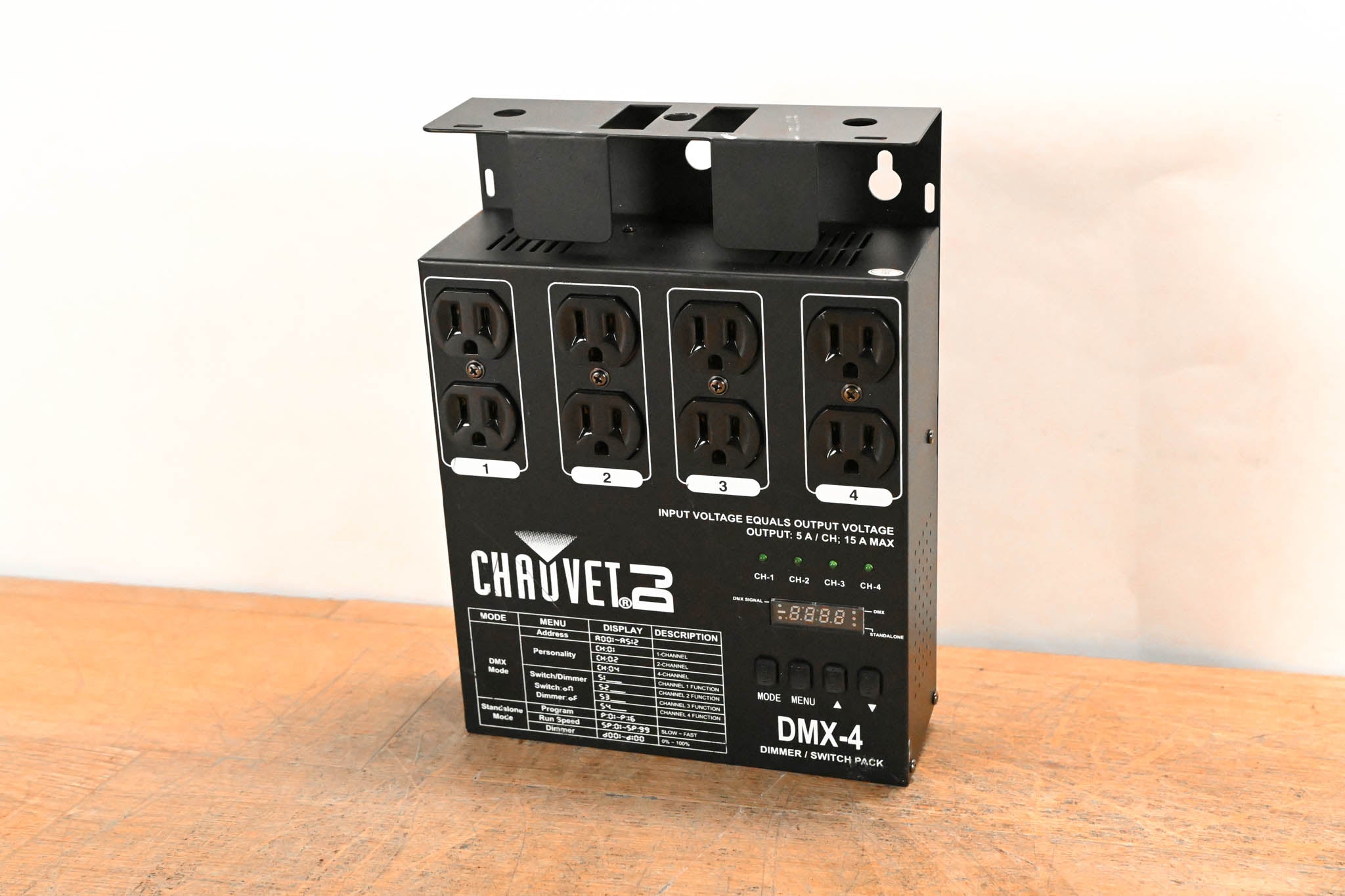 Chauvet DMX-4 4-Channel DMX Dimmer/Relay Pack