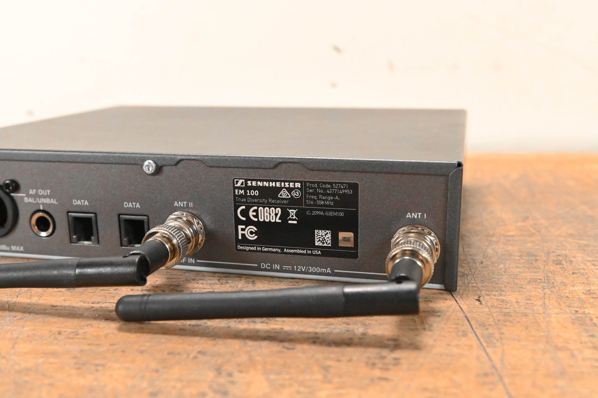 Sennheiser ew 100 G3 Bodypack Wireless System - A Range: 516-558 MHz