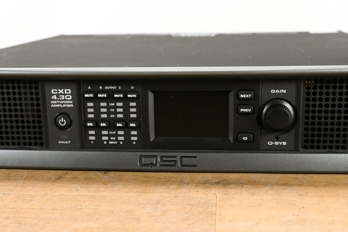 QSC CXD4.3Q 4-Channel Network Amplifier