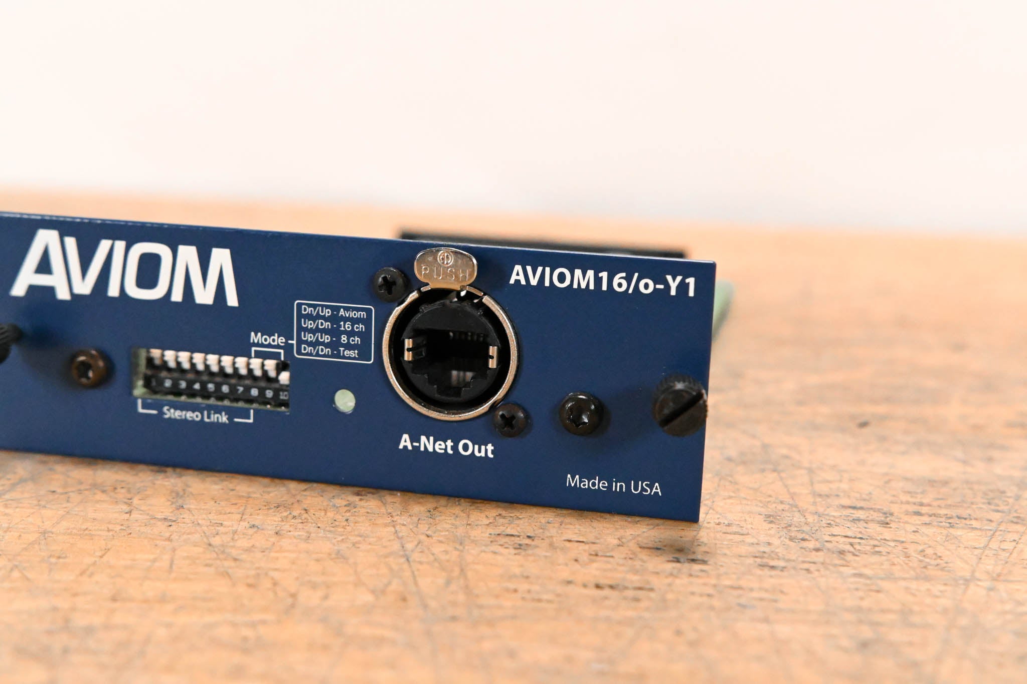 Aviom 16/o-Y1 A-Net Card for Yamaha Digital Products