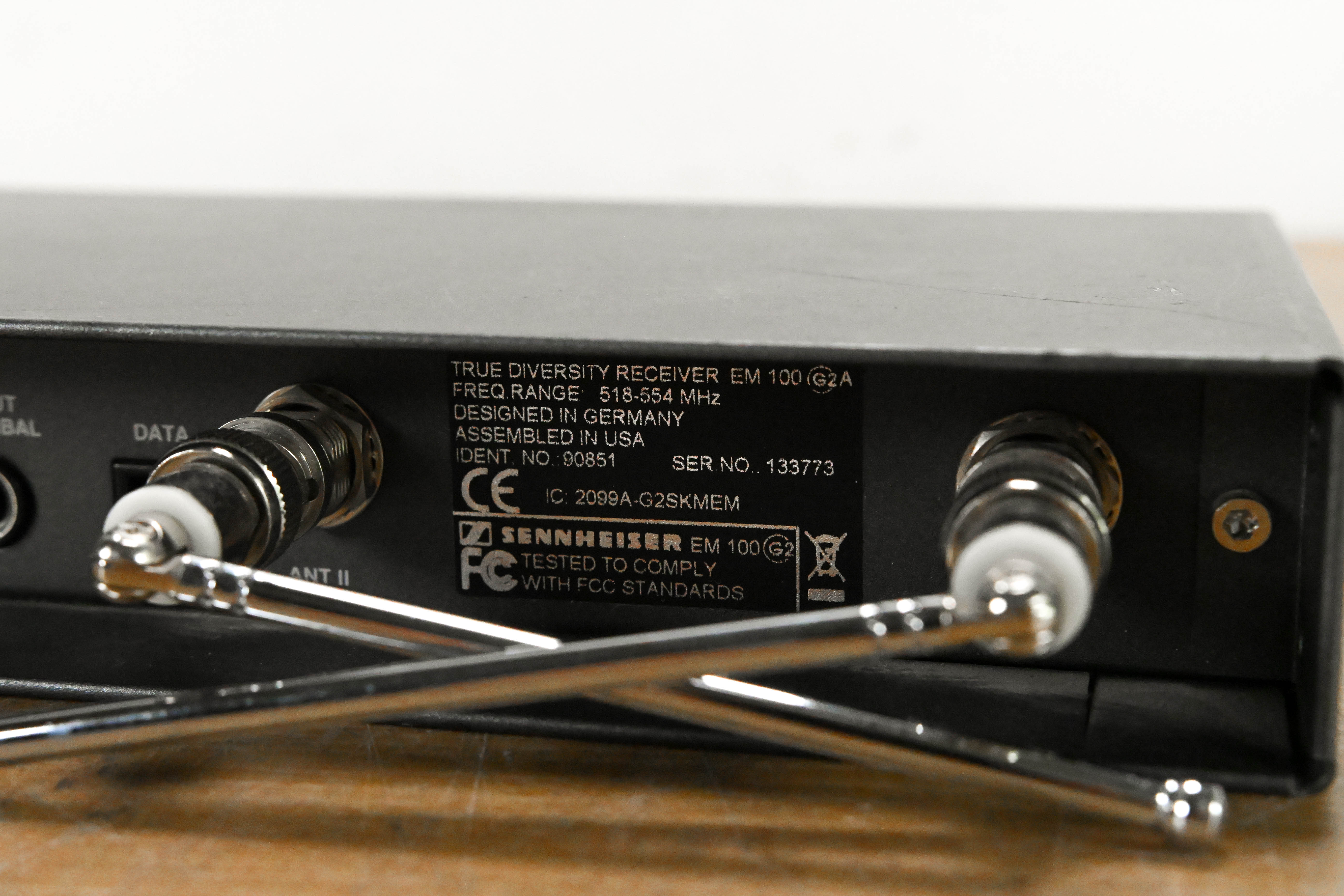 Sennheiser EM 100 G2 Wireless Receiver - 518-554 MHz (NO POWER SUPPLY)