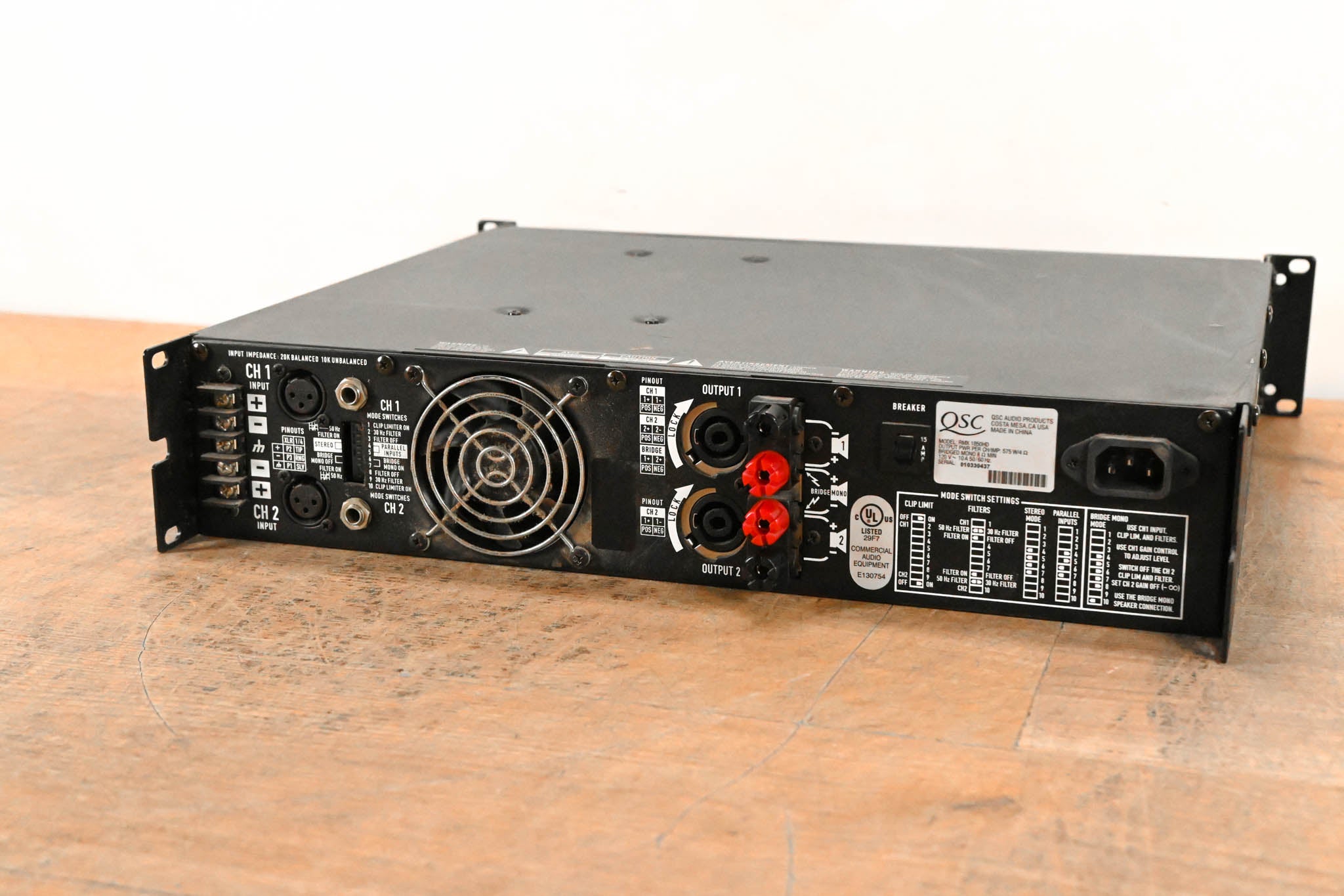 QSC RMX1850HD 2-Channel Power Amplifier