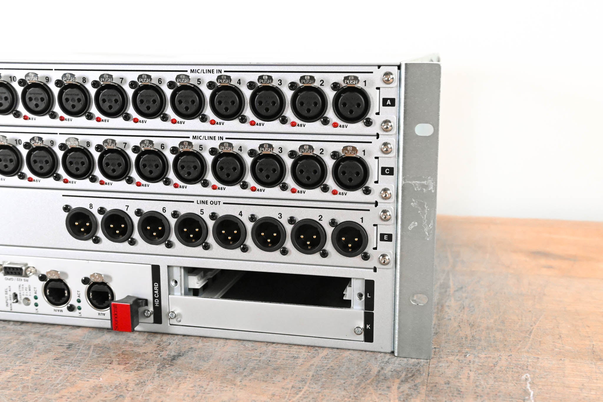 Soundcraft Compact Stagebox - 32 in, 8 Line+8 AES out, CAT5 Version