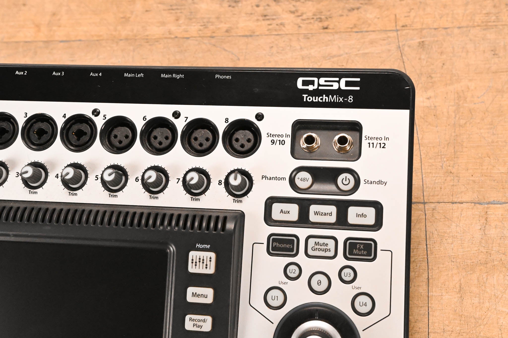 QSC TouchMix-8 Compact Digital Mixer (NO POWER SUPPLY)