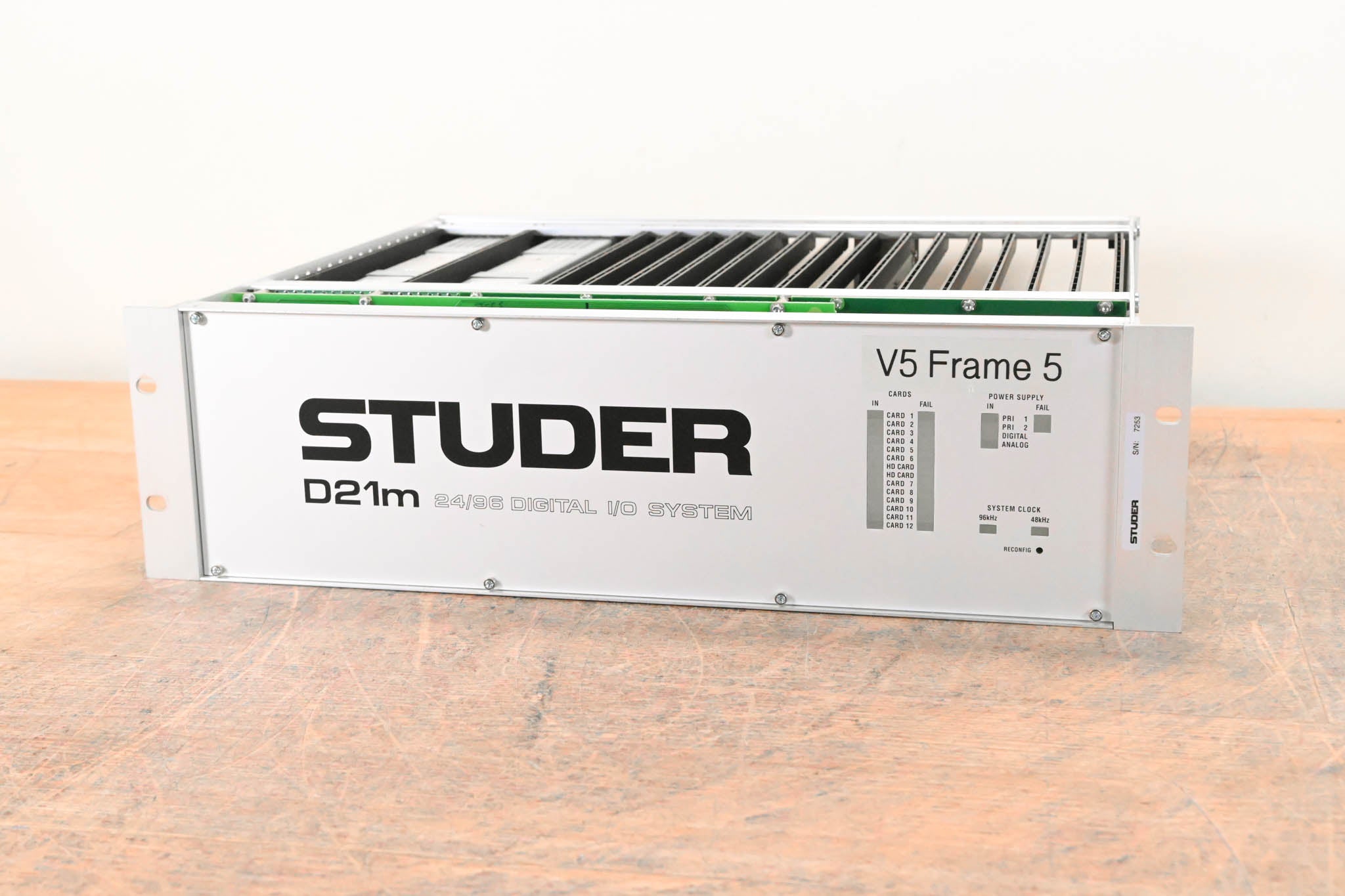 Studer D21m Modular I/O System with Madi HD Link Card