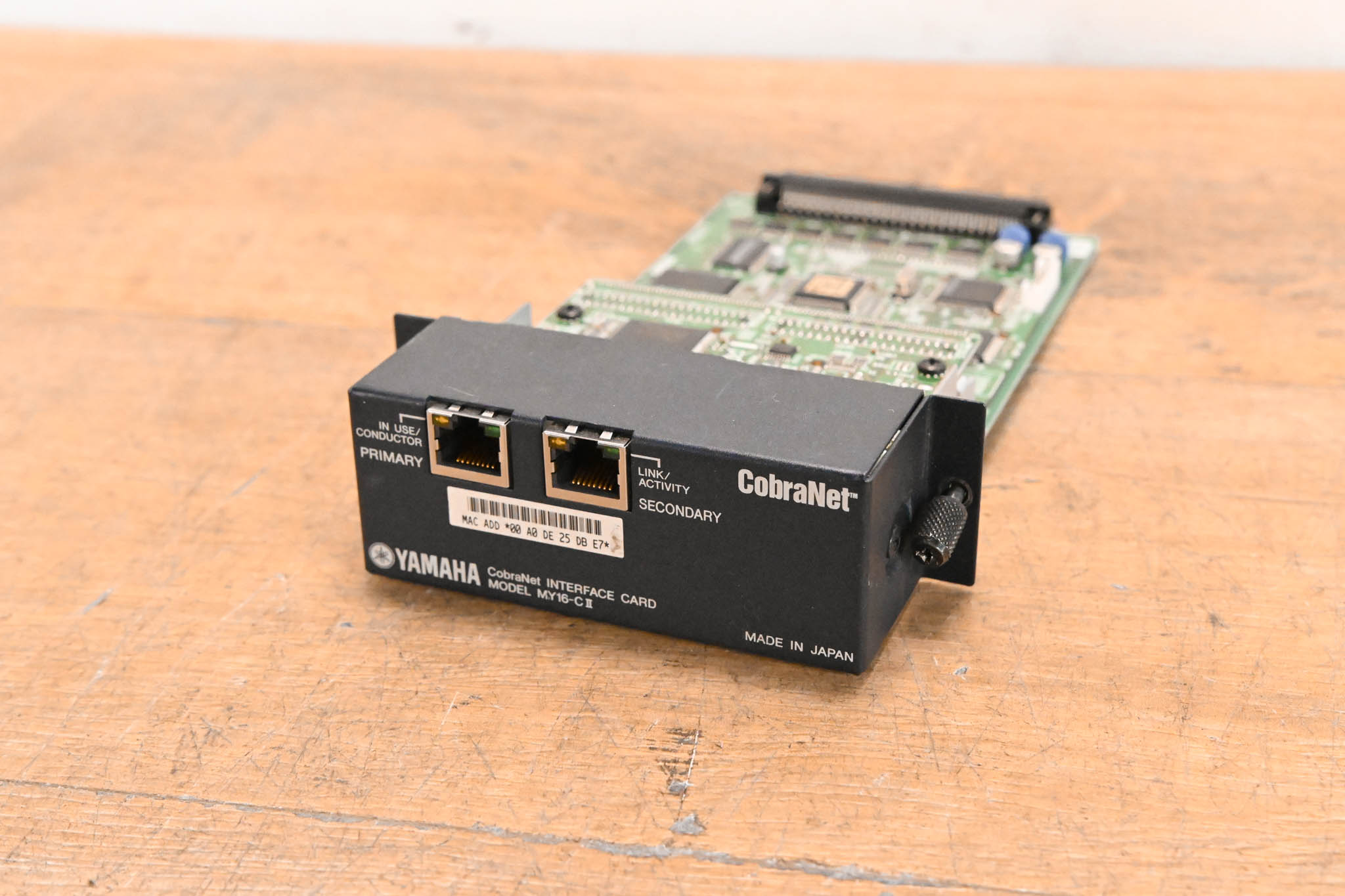 Yamaha MY16-CII CobraNet Network I/O Card
