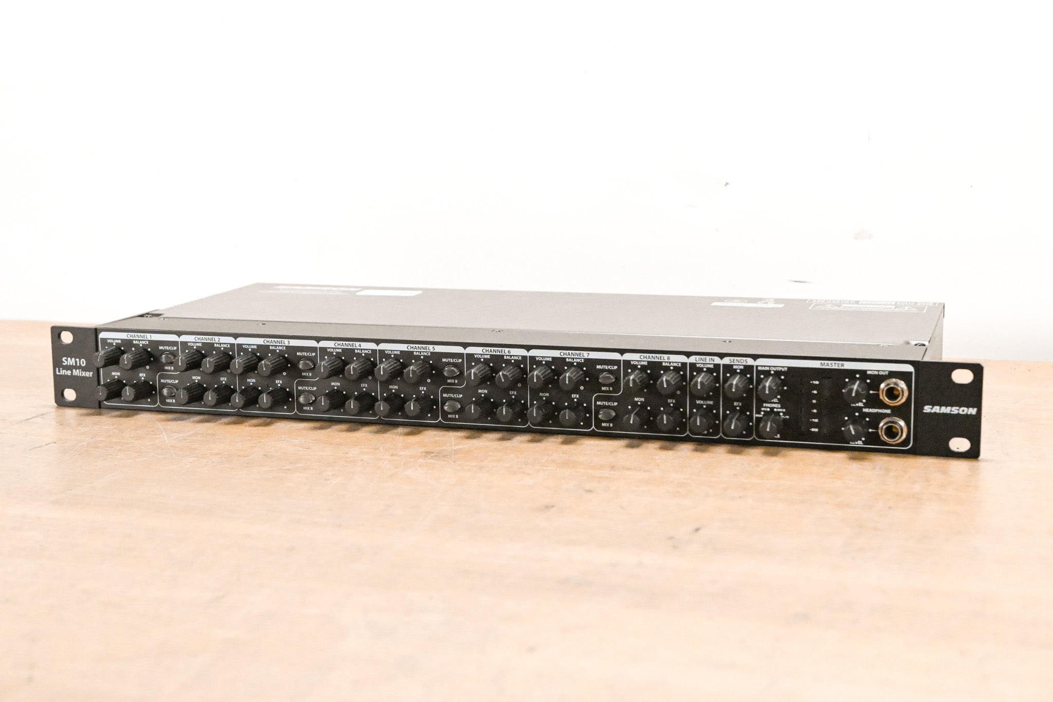 Samson SM10 10-Channel Rackmount Stereo Line Mixer