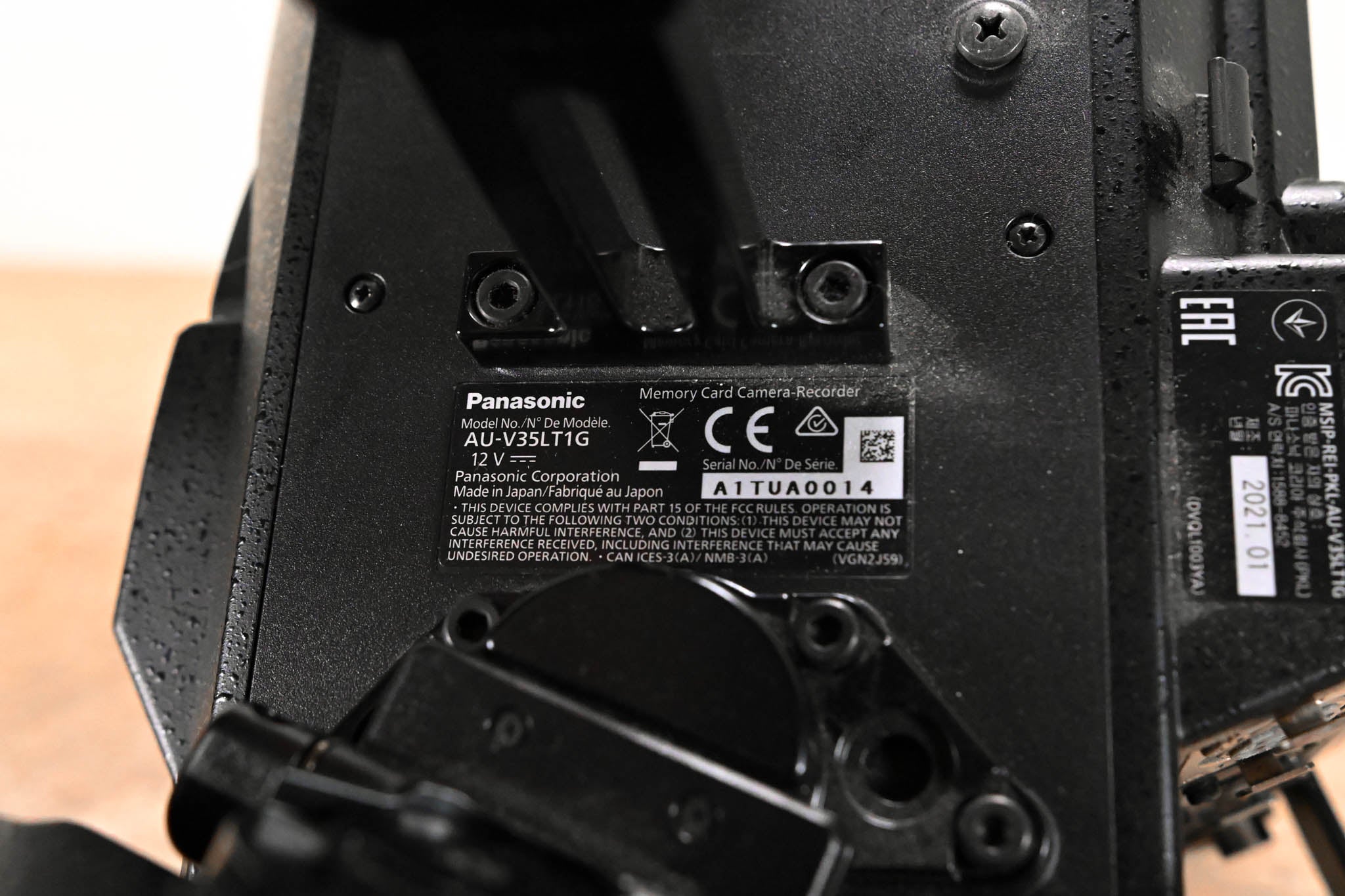 Panasonic AU-V35LT1G VariCam LT 4K S35 Digital Cinema Camera (PL Mount)