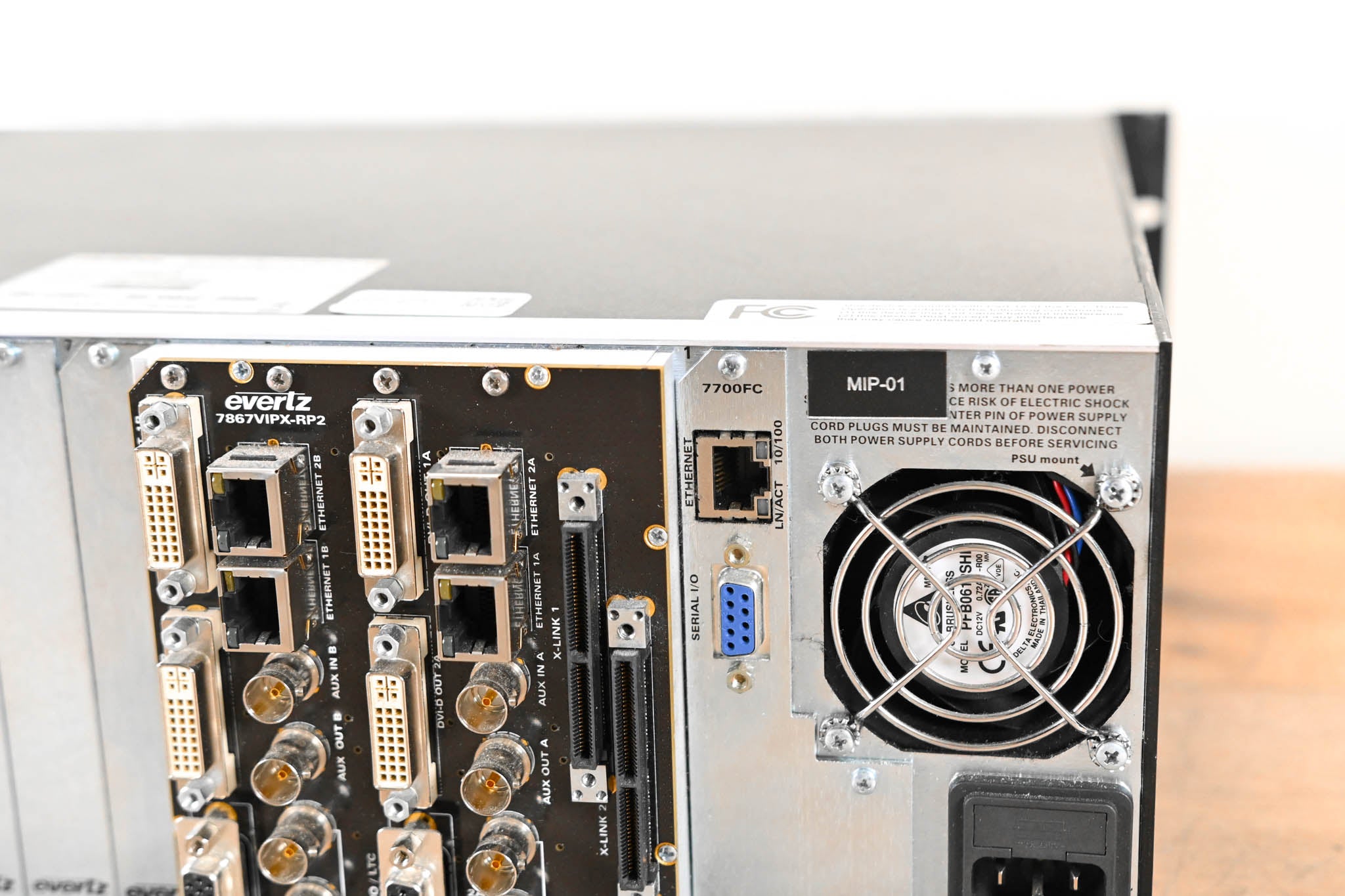 Evertz 7867VIPX-16x2 SD/HD/3G X-LINK Multiviewer Cards with 7800FR Frame