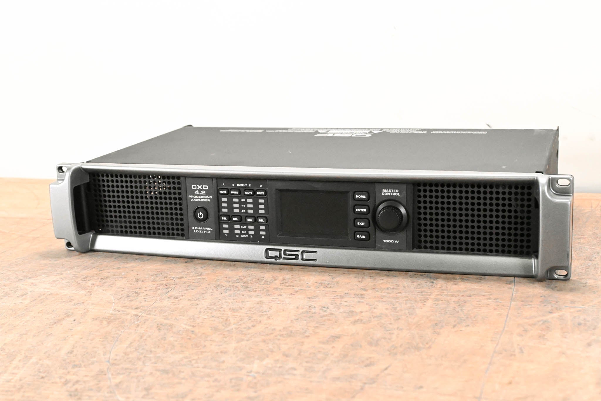 QSC CXD4.2 2500W 4-Channel Processing Amplifier