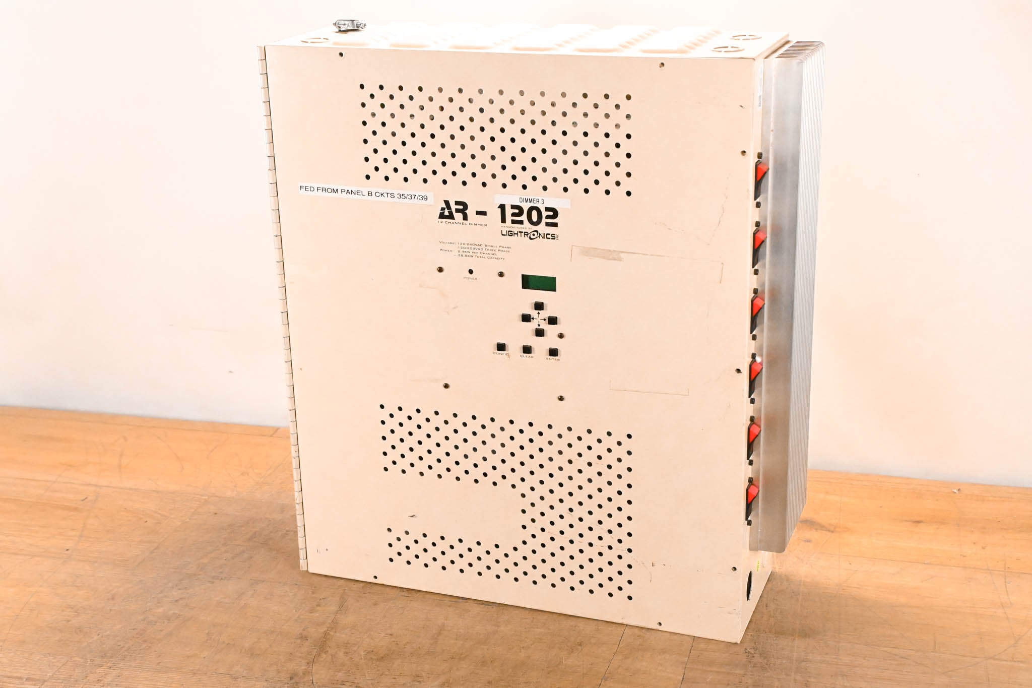 Lightronics AR-1202 12-Channel DMX Wall Mount Dimming System