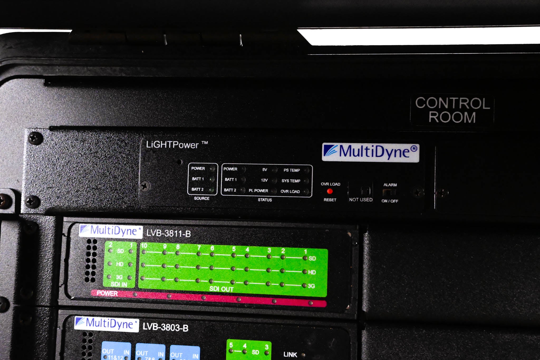 MultiDyne LB40-8126-B-V-ST LightBox Fiber Optic SDI Transport System