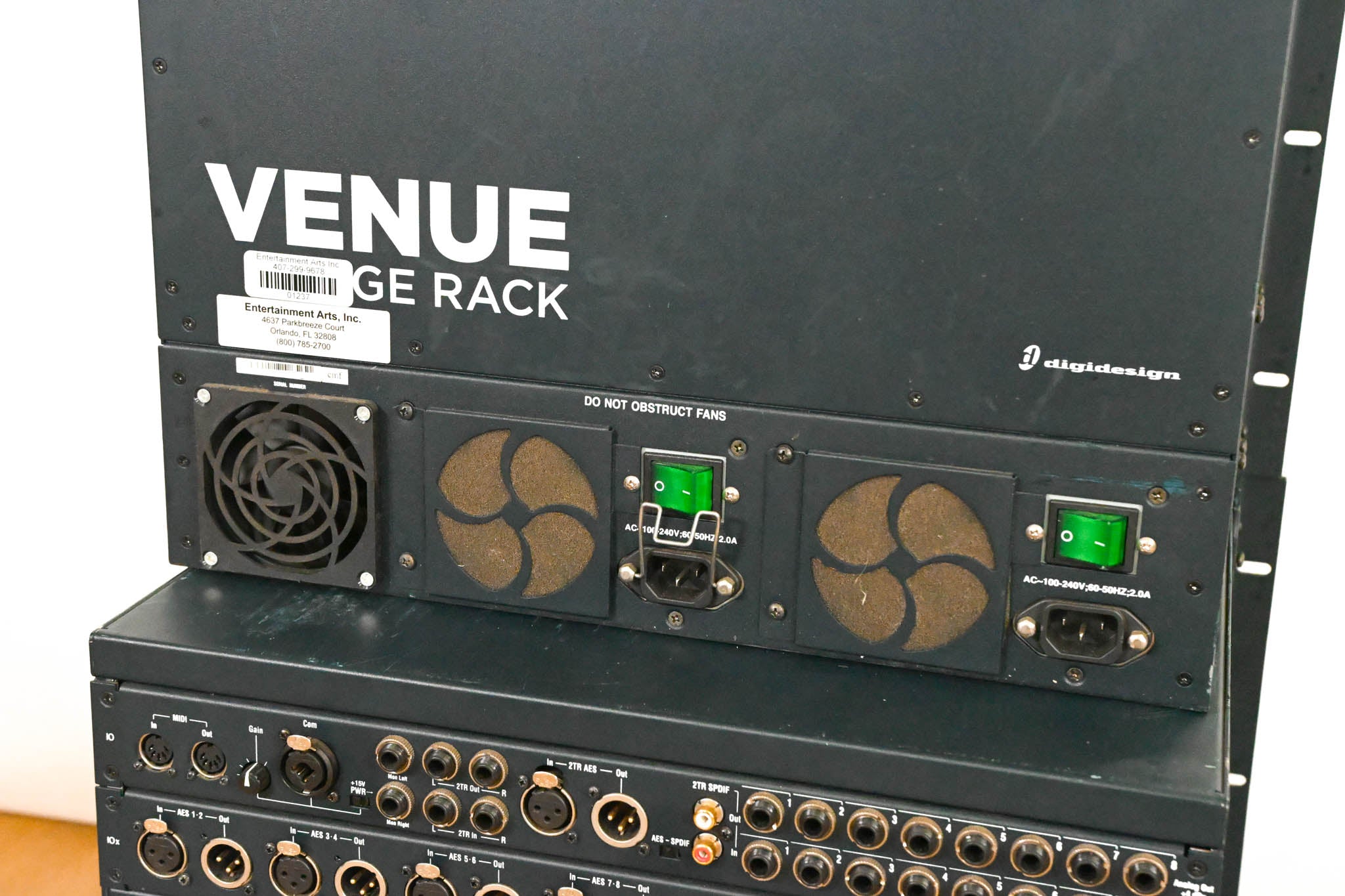 AVID VENUE Profile Digital Console w/ FOH Rack, Stage Rack & Roadcase