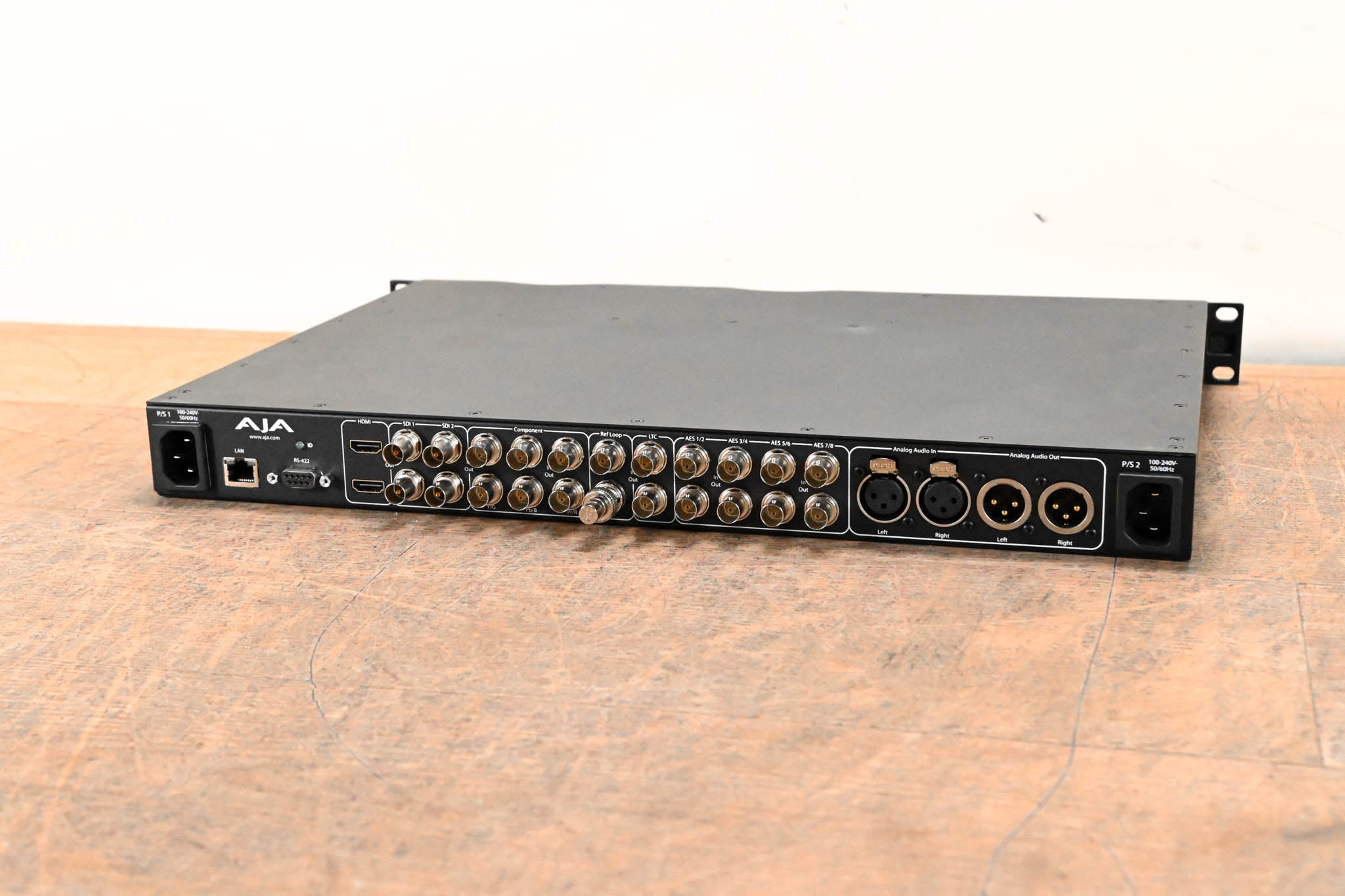 AJA Ki Pro Rack Video Recorder and Player with one 256GB KiStor Module