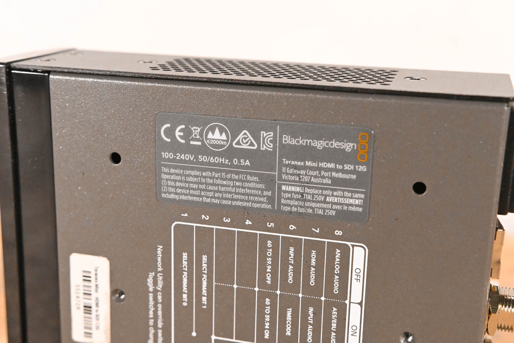 Blackmagic Design Teranex Mini HDMI to SDI 12G w/ Smart Panel