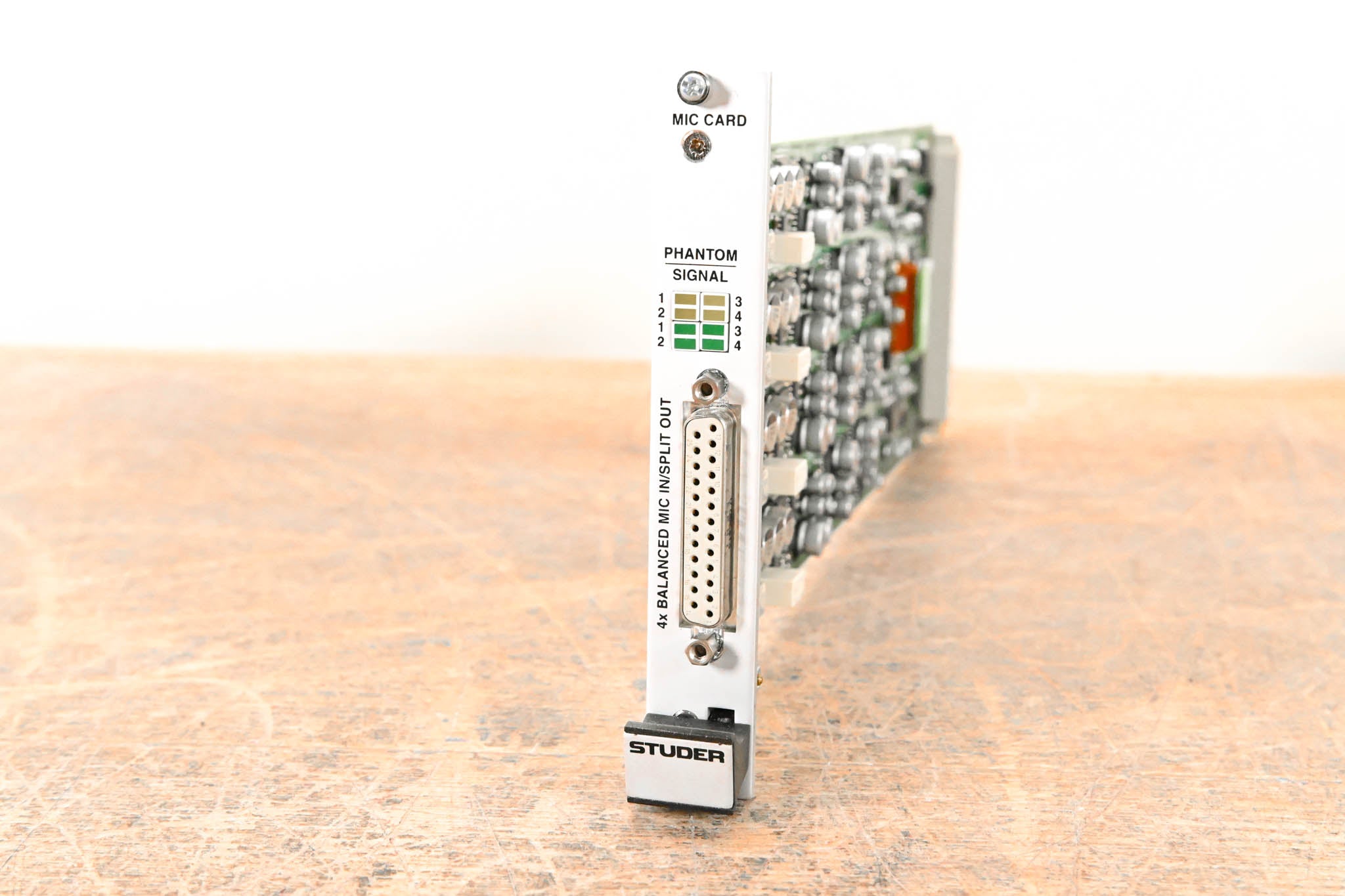 Studer Mic/Line In Card for D21m Modular I/O System