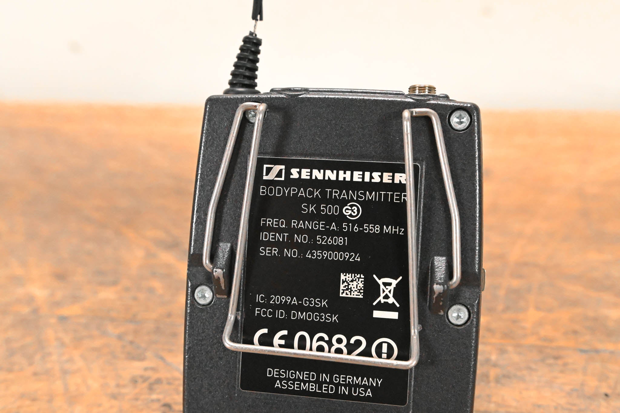 Sennheiser ew 500 G3 Bodypack Wireless System - A Range NO POWER SUPPLY