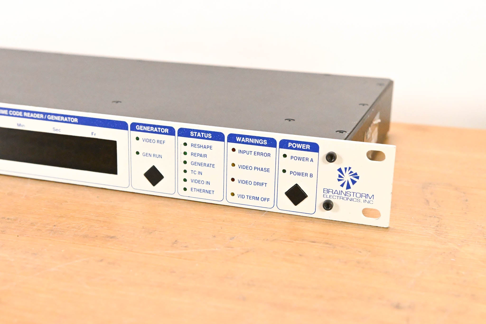 Brainstorm Electronics SR-112 Time Code Distripalyzer (NO POWER SUPPLY)