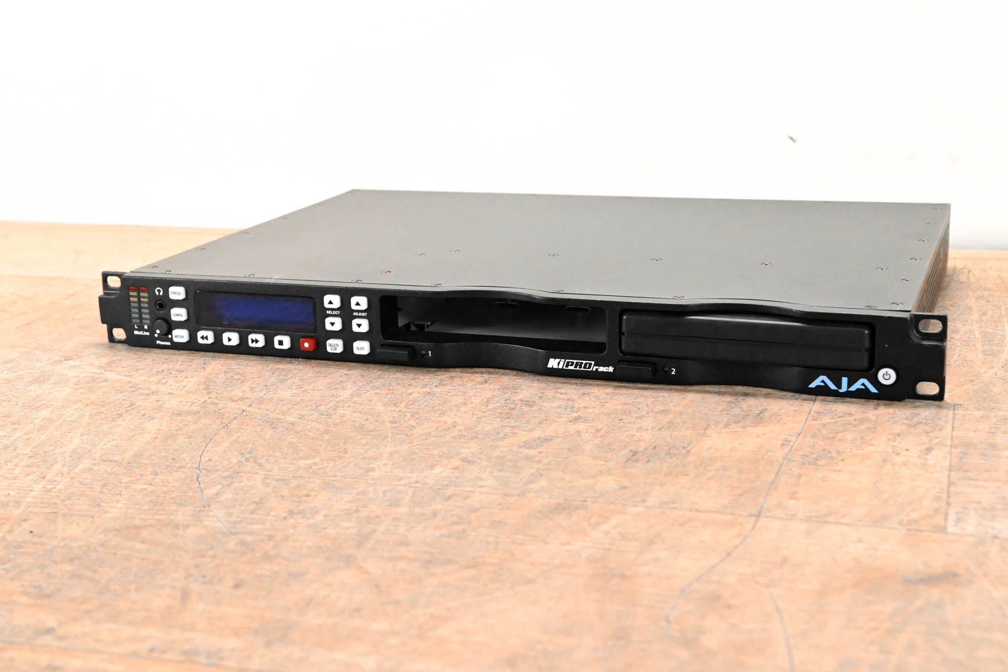 AJA Ki Pro Rack Video Recorder and Player with one 256GB KiStor Module