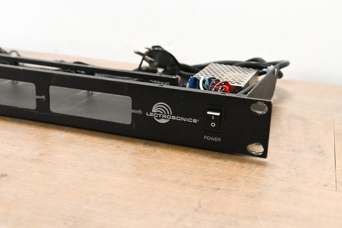 Lectrosonics RMP195 Four Bay Rackmount w/ Mean Well RS-25-15 PSU