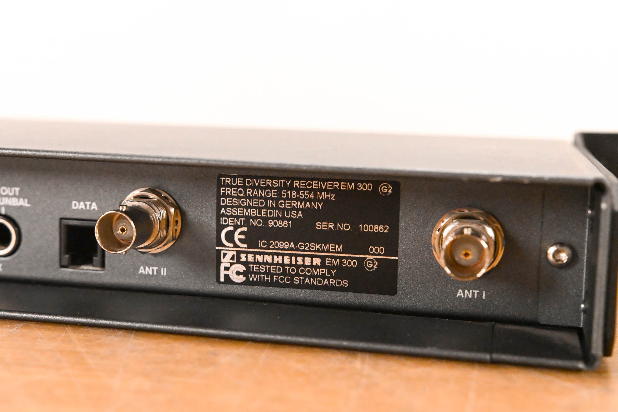Sennheiser EM 300 G2 Wireless Receiver - 518-554 MHz (NO POWER SUPPLY)